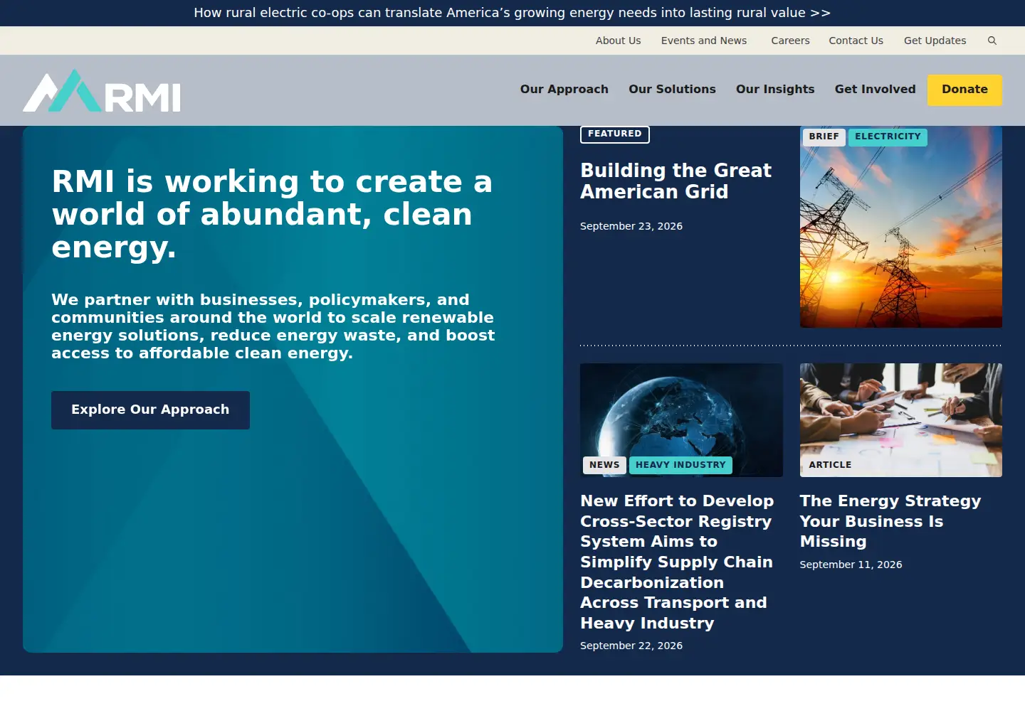 Screenshot of rmi.org