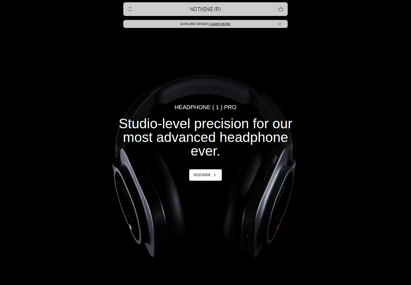 Screenshot of nothing.tech