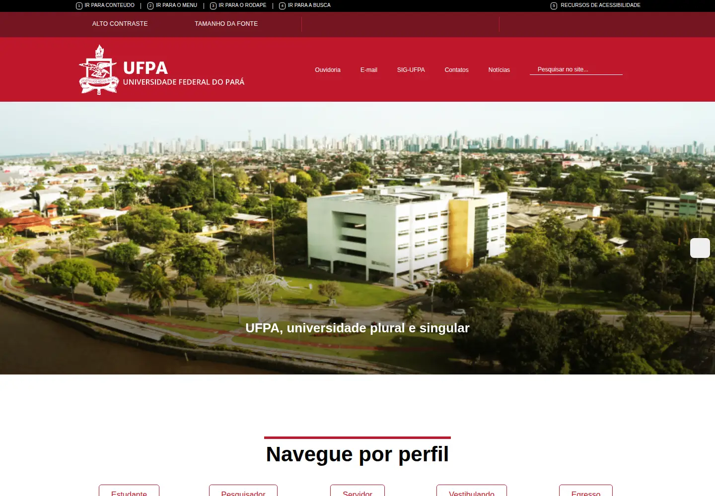Screenshot of ufpa.br