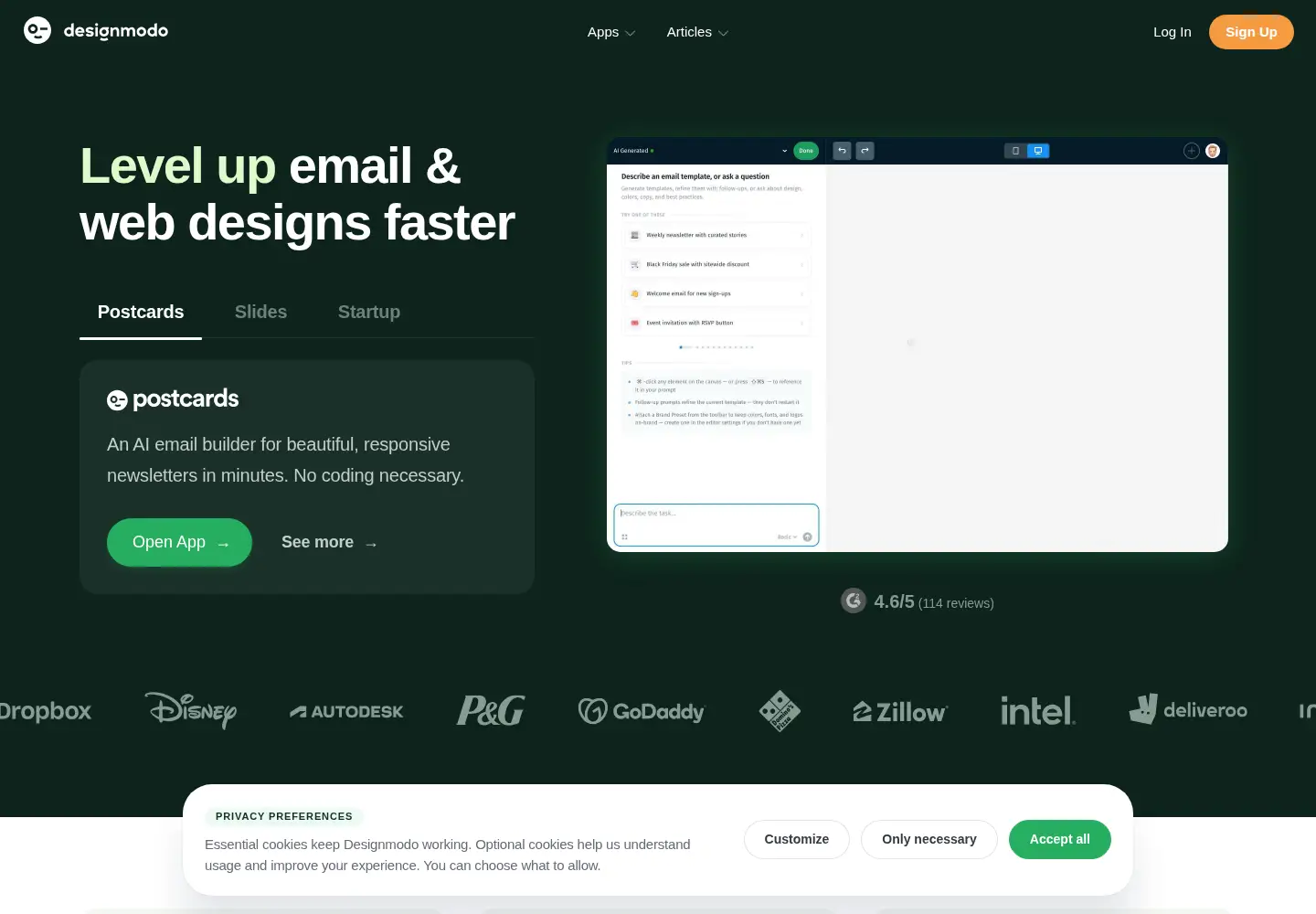 Screenshot of designmodo.com