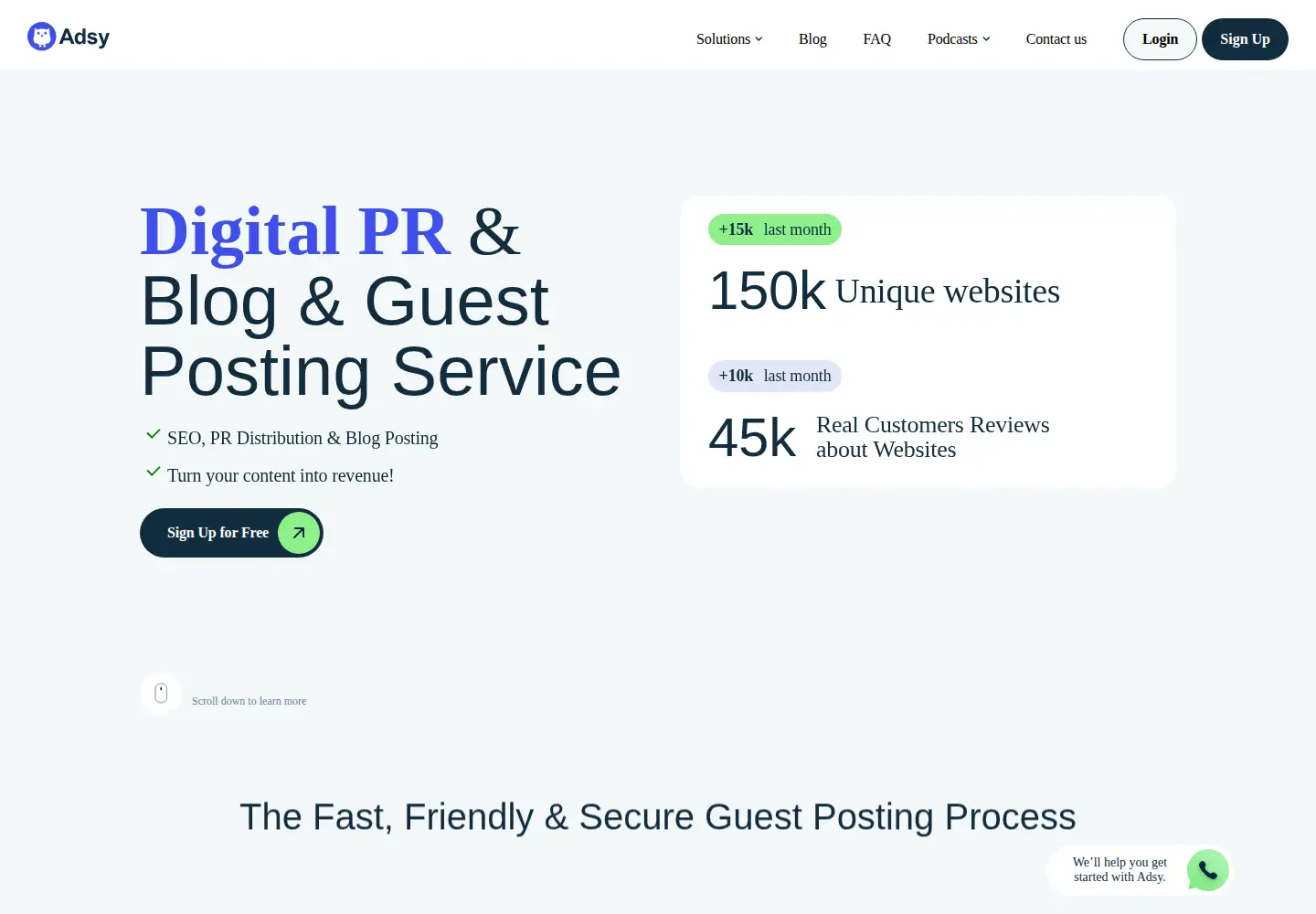 Screenshot of adsy.com