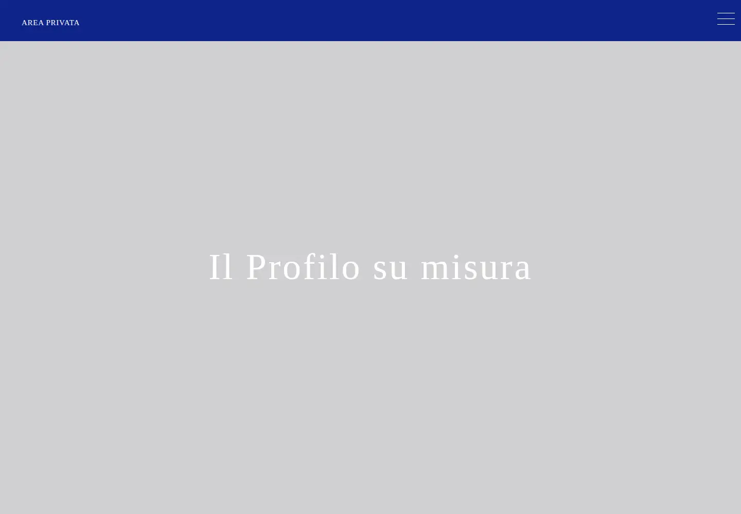 Captured homepage of bancaprofilo.it in the current scan