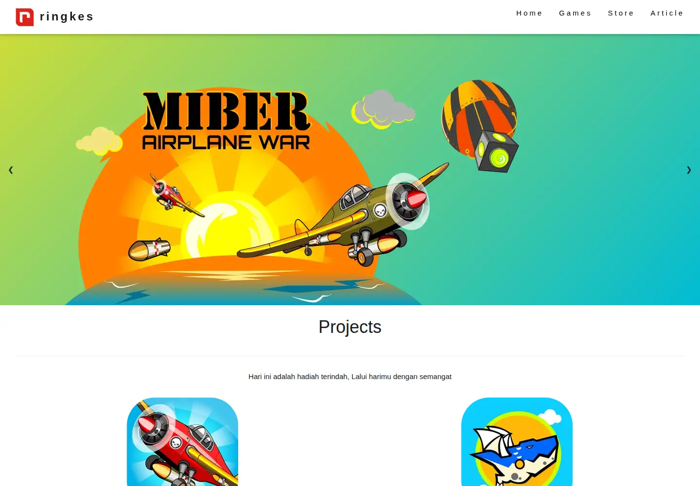 Screenshot of ringkes.com