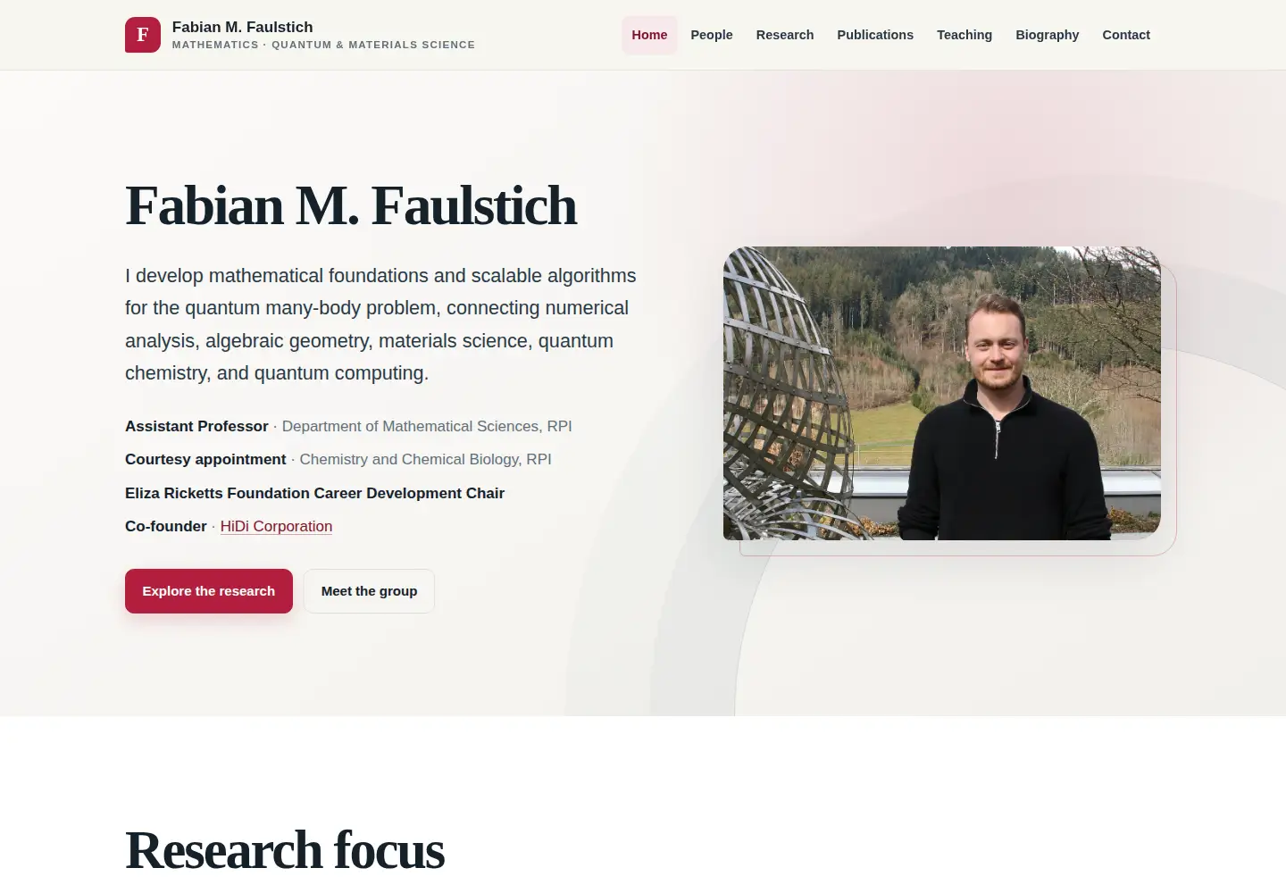 Screenshot of fabianfaulstich.com