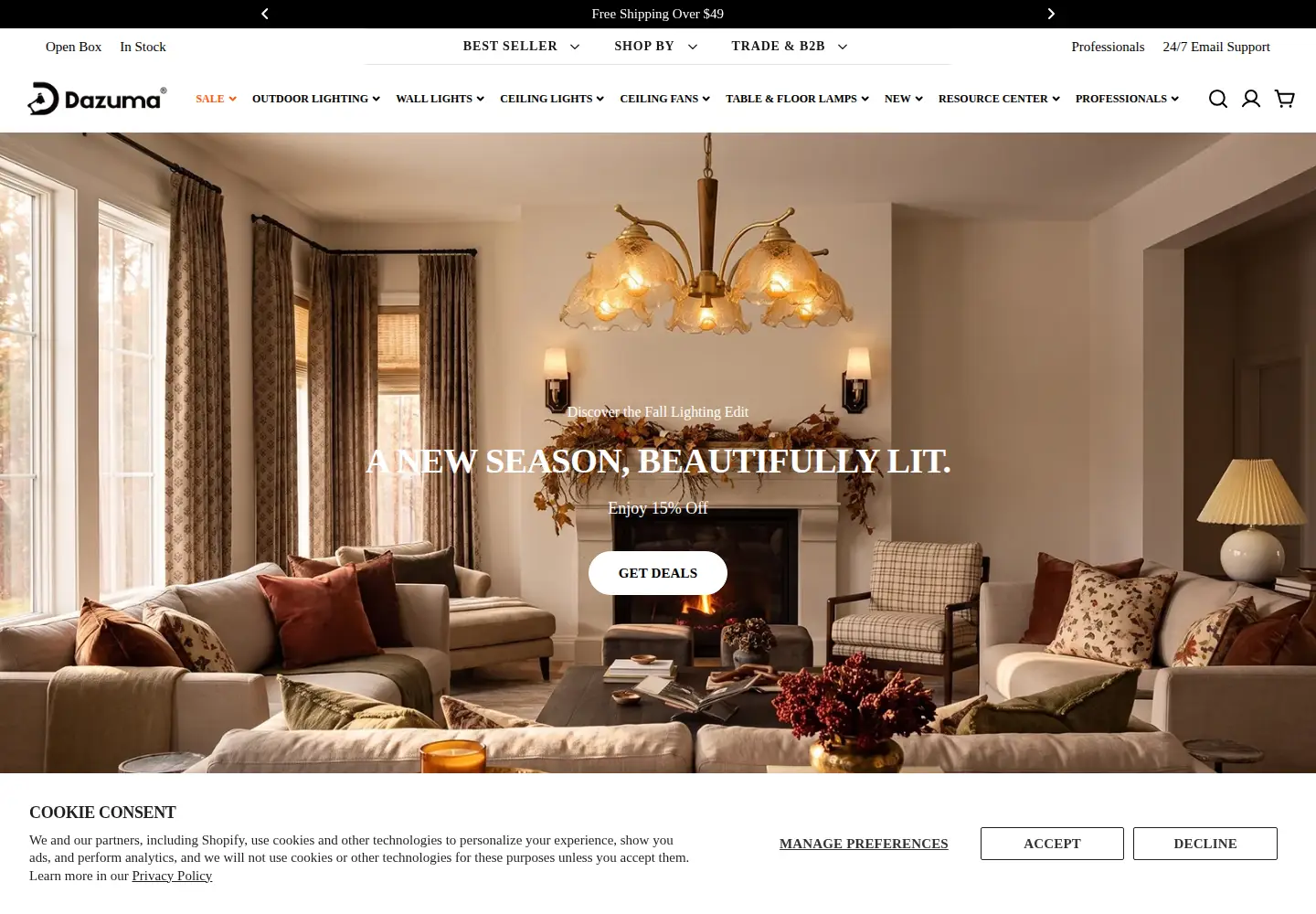 Captured homepage of dazuma.us in the current scan