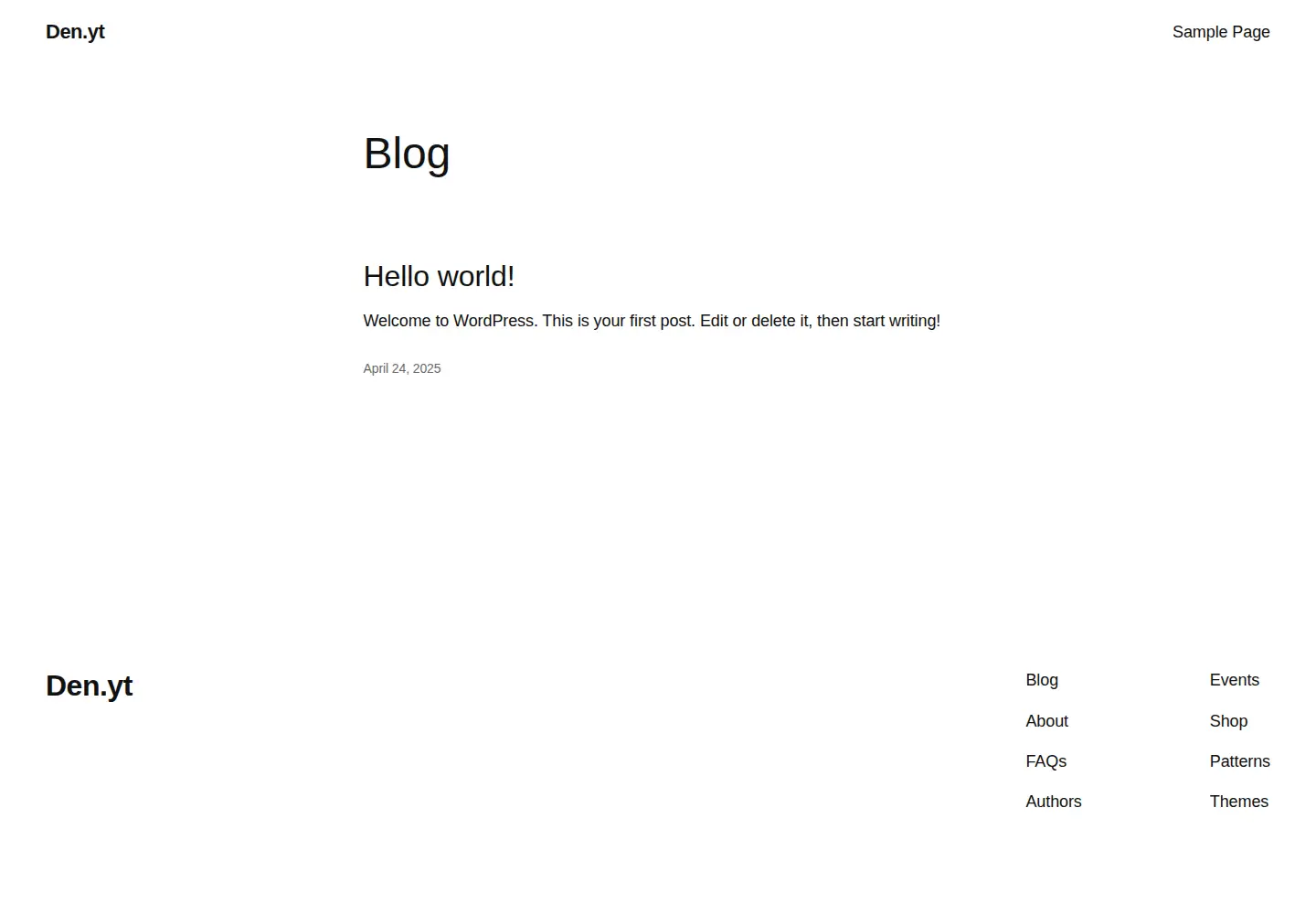 Screenshot of den.yt