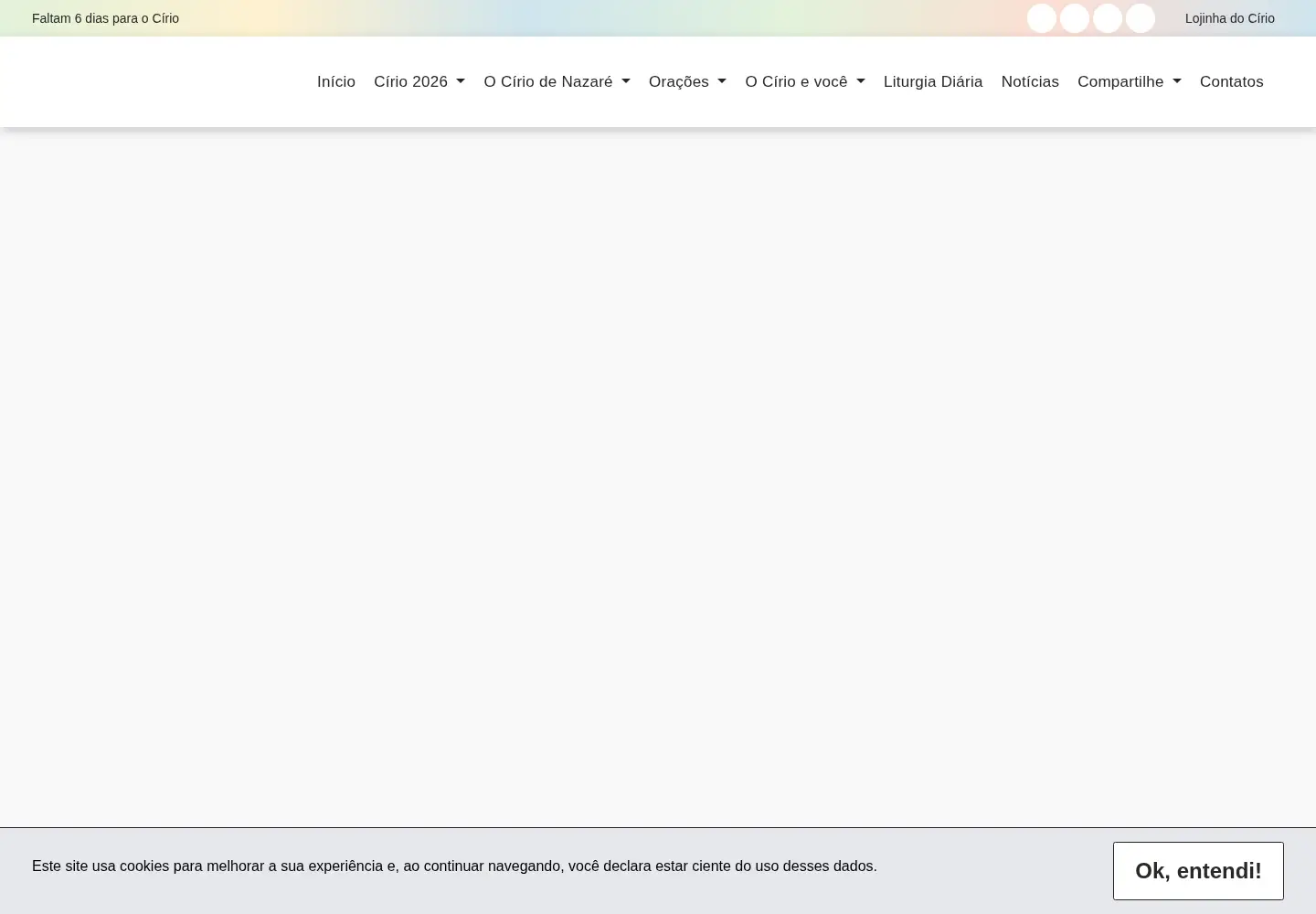 Screenshot of ciriodenazare.com.br