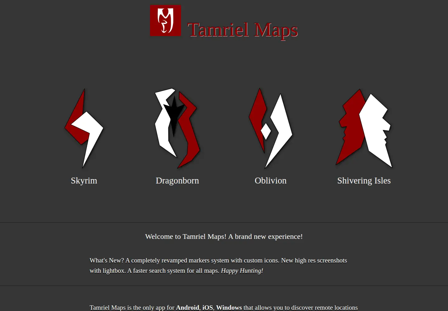 Screenshot of tamrielma.ps