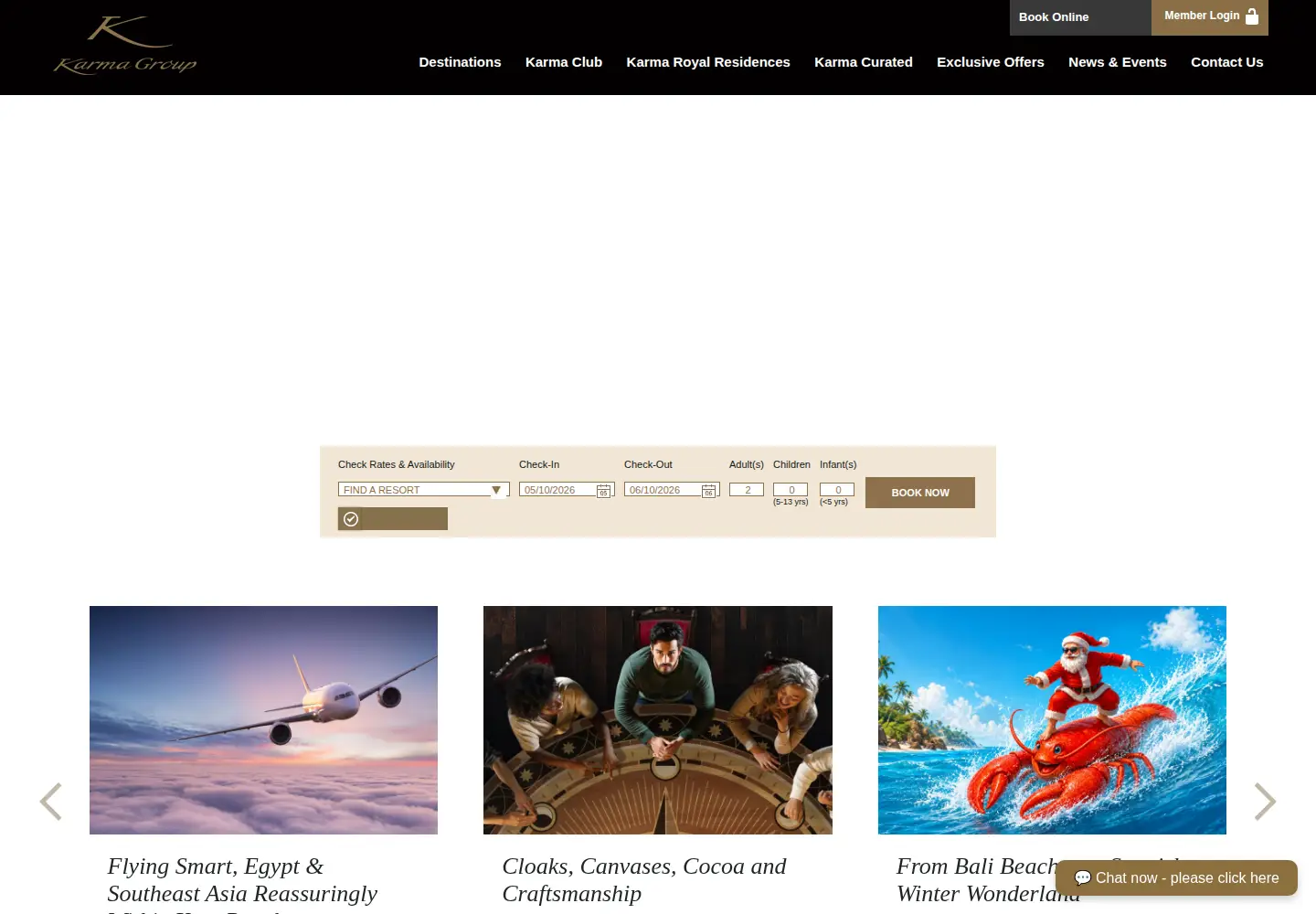 Screenshot of karmagroup.com