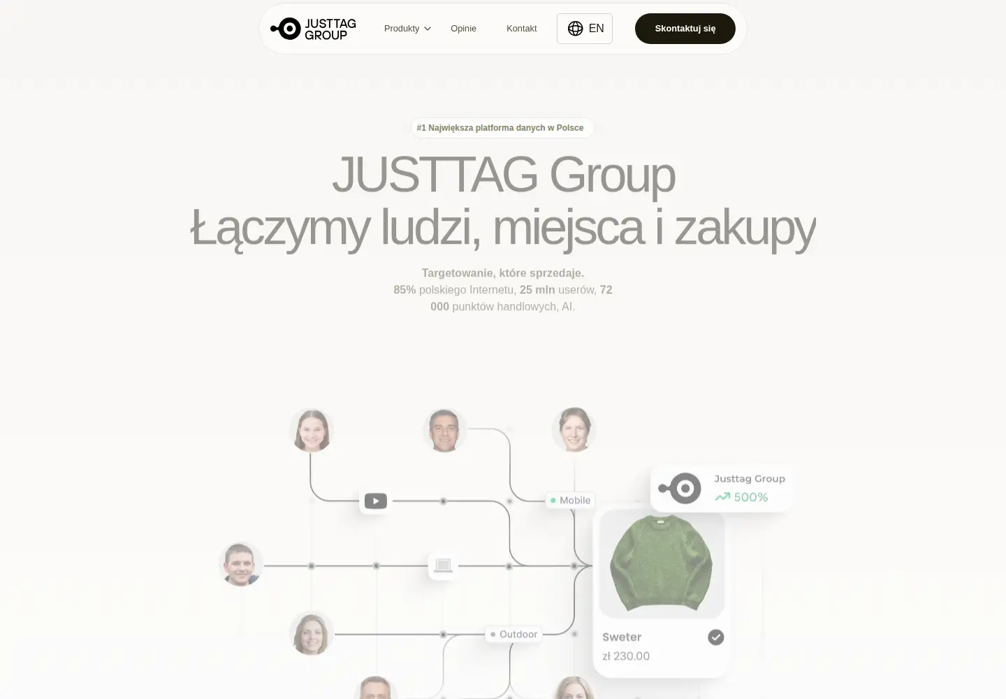 Screenshot of justtag.com
