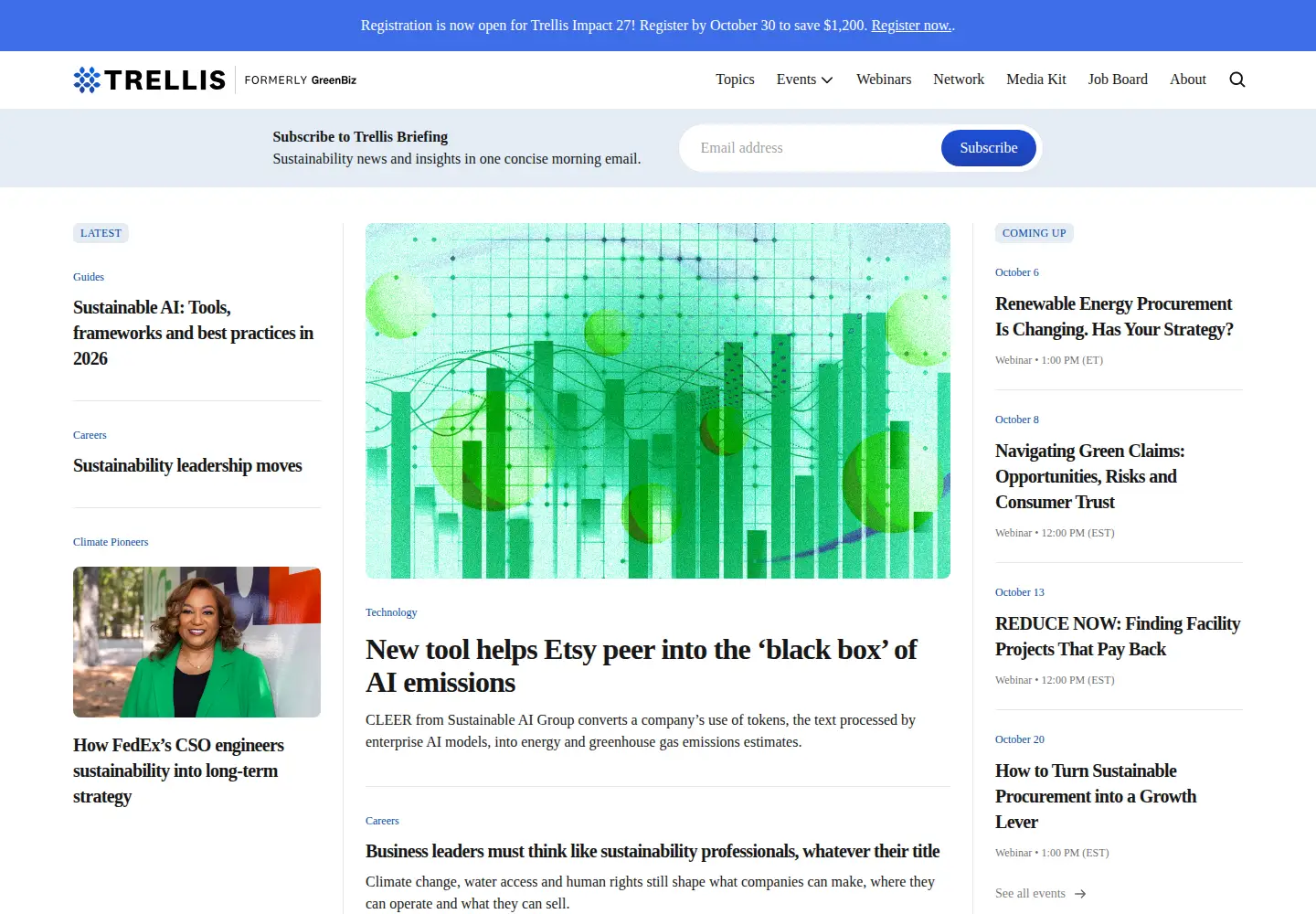 Screenshot of trellis.net