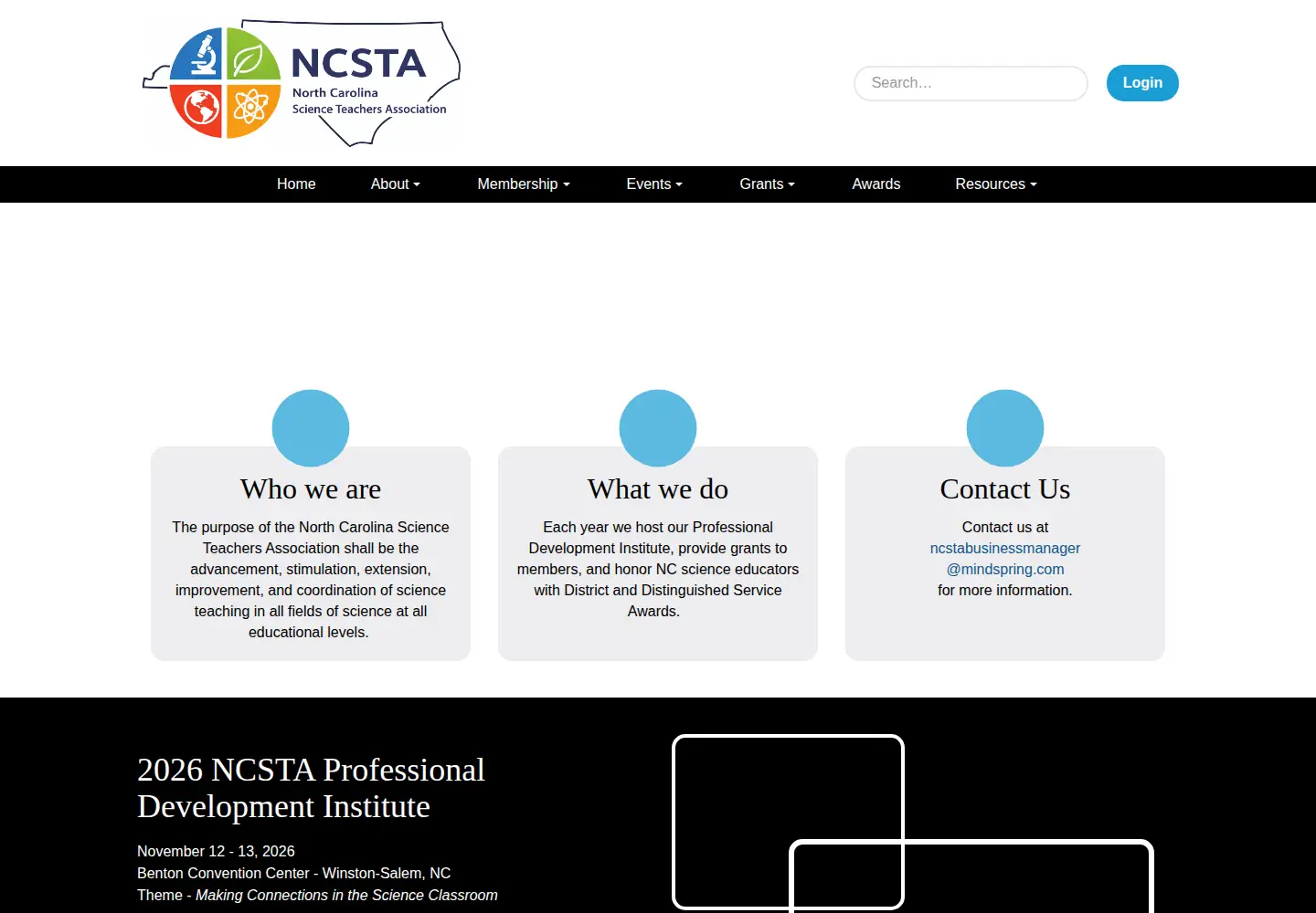 Screenshot of ncsta.org