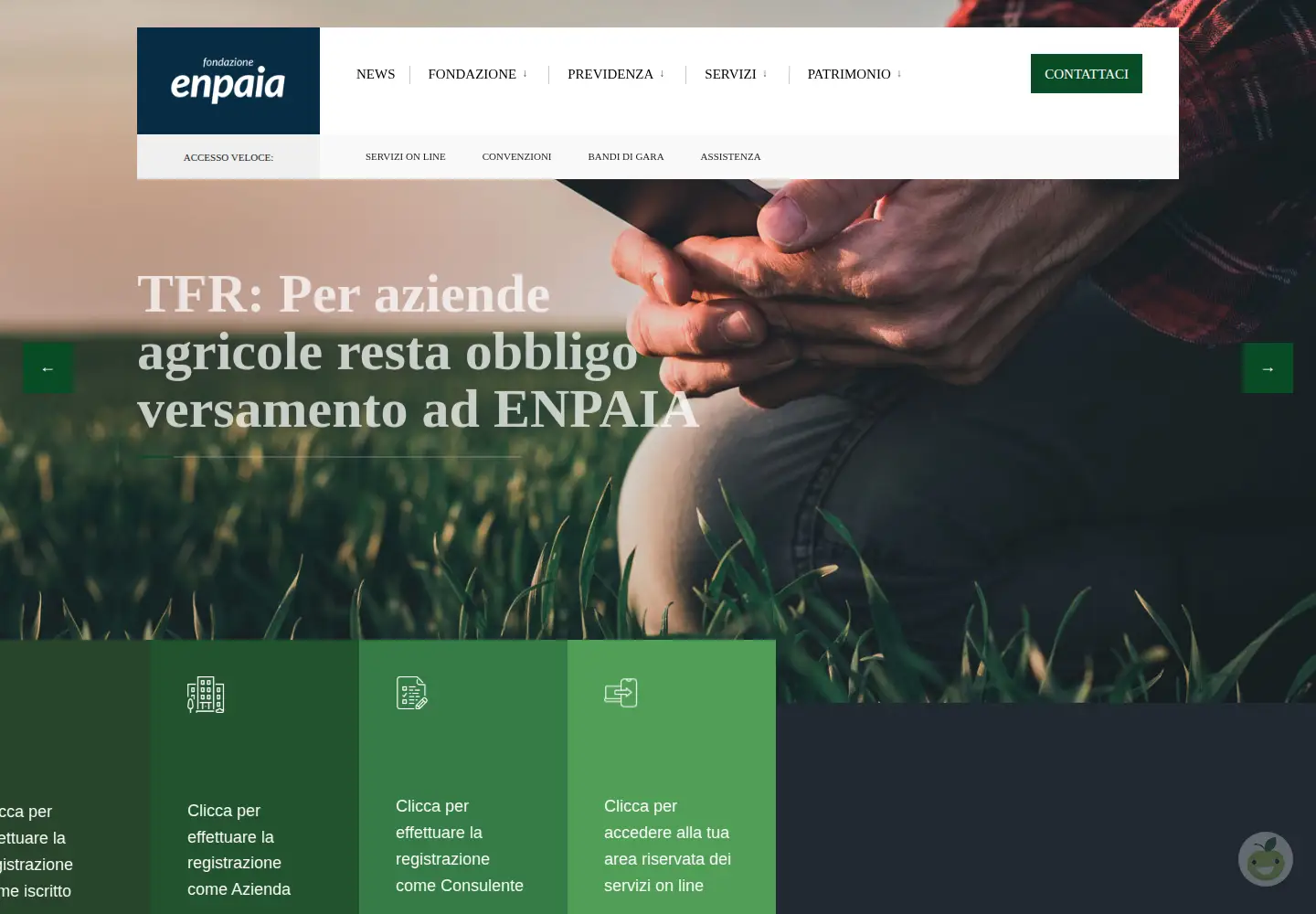 Screenshot of enpaia.it