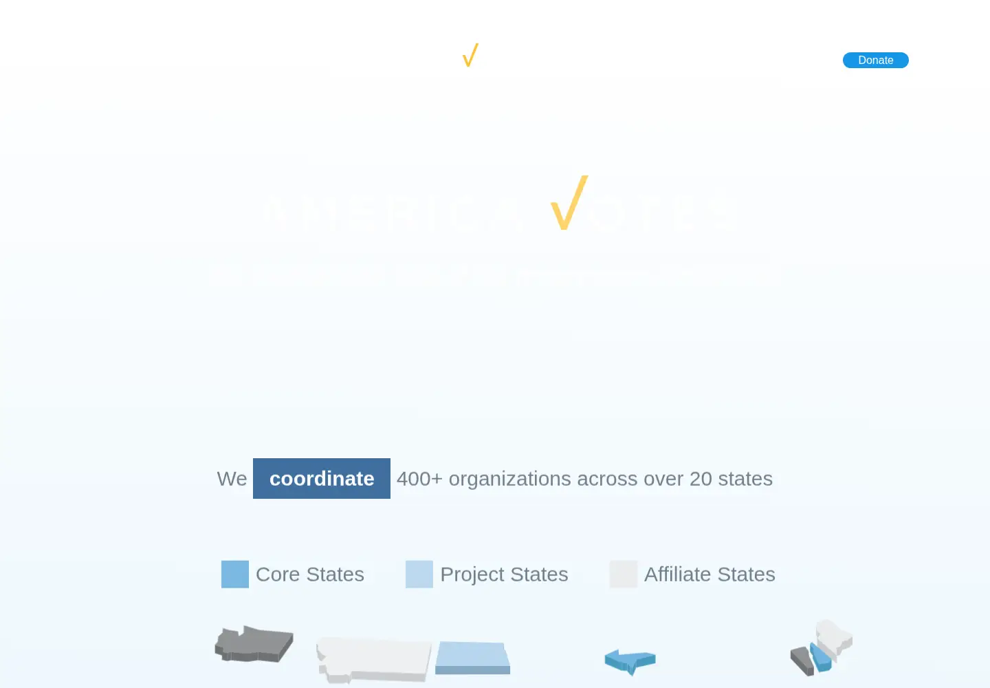 Screenshot of americavotes.org
