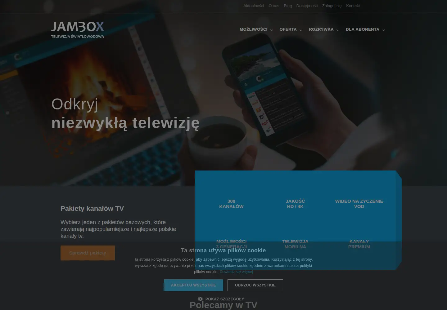 Screenshot of jambox.pl