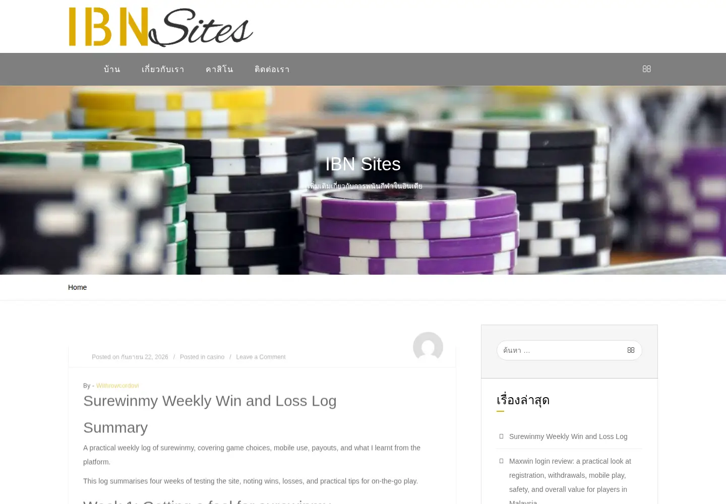 Screenshot of ibnsites.com