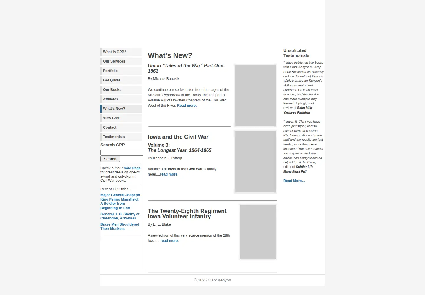 Screenshot of camppope.com