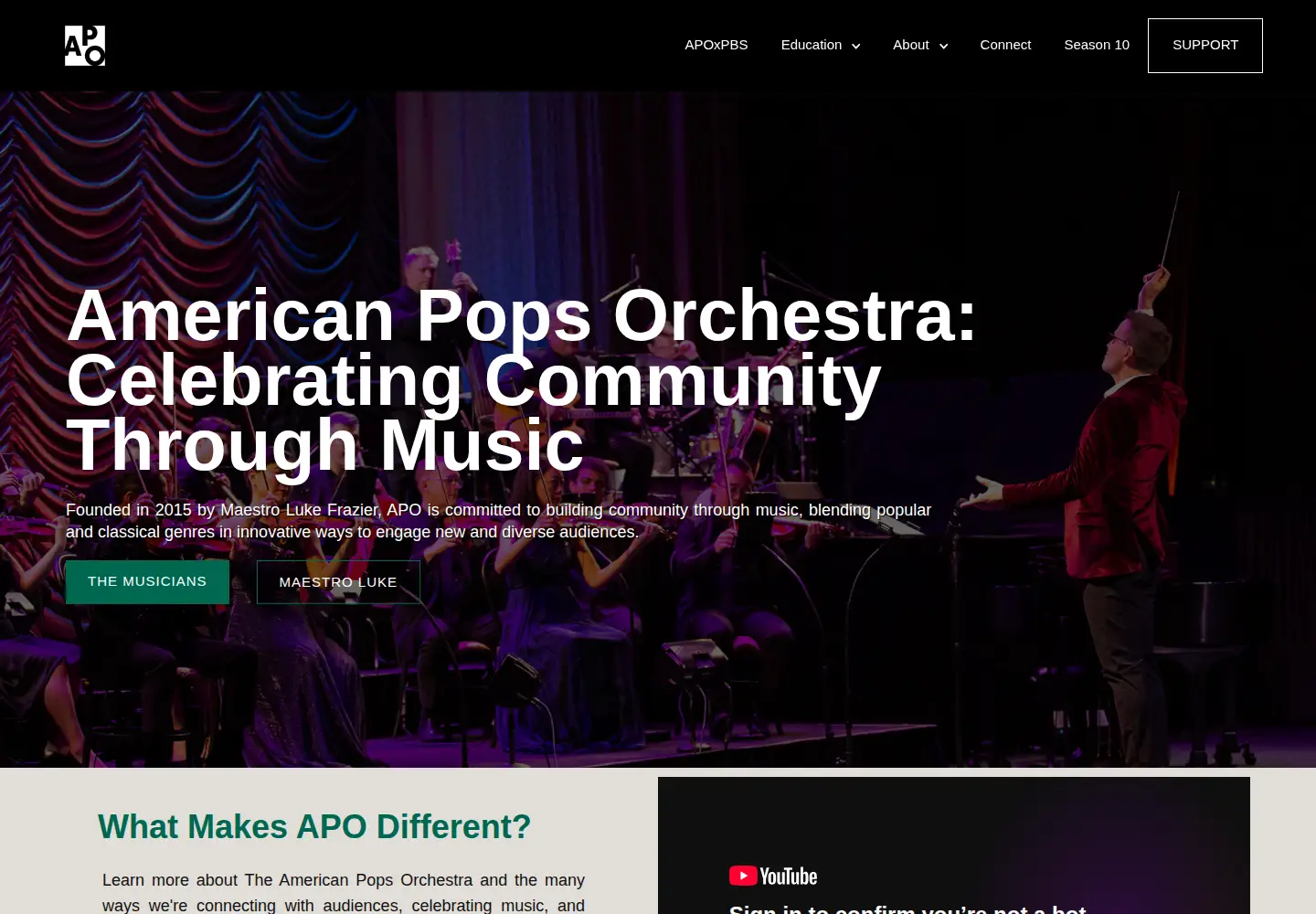 Screenshot of theamericanpops.org