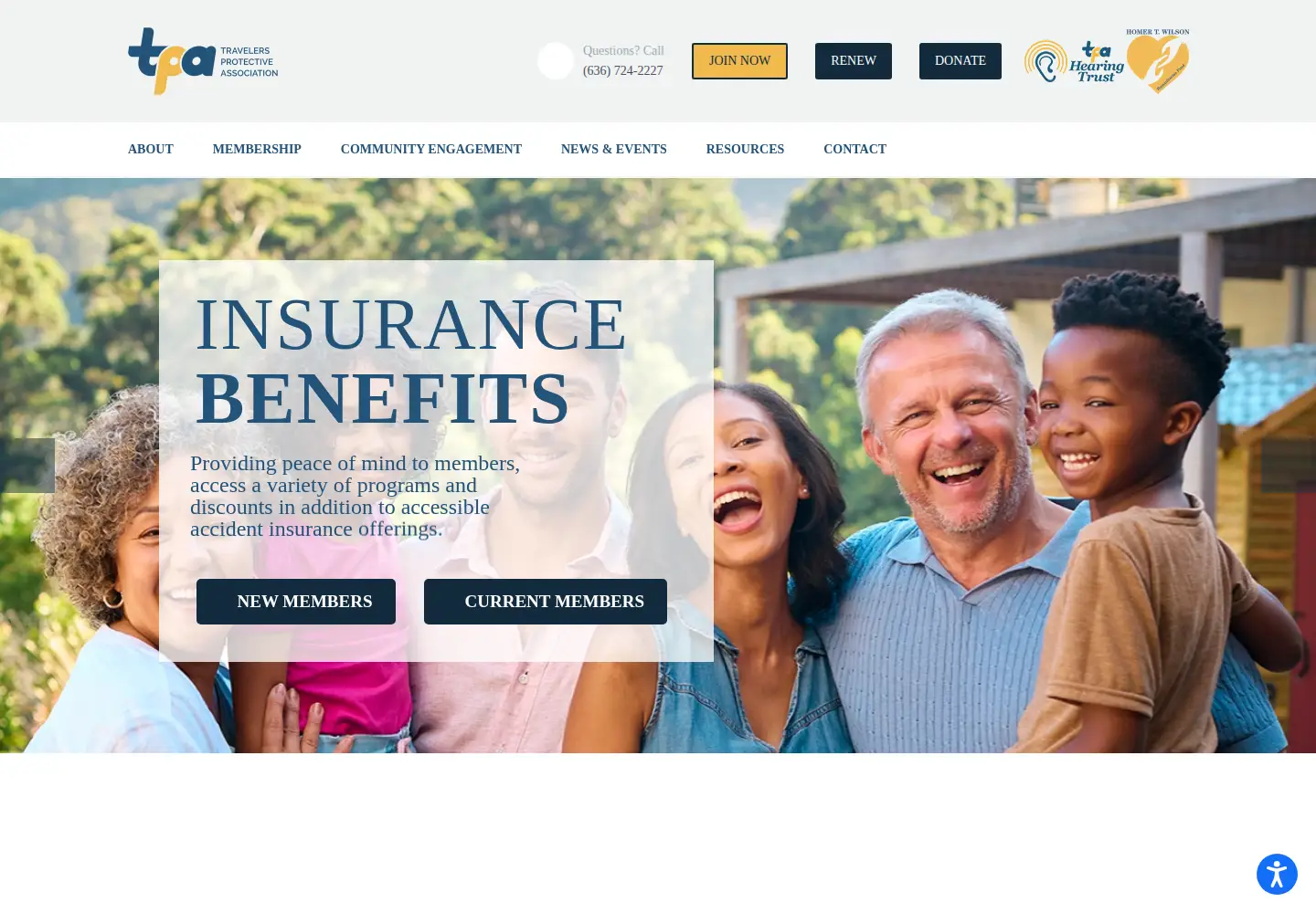Screenshot of tpahq.org