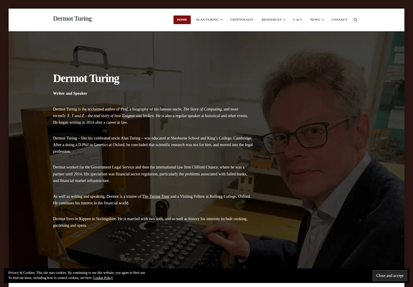 Captured homepage of dermotturing.com in the current scan