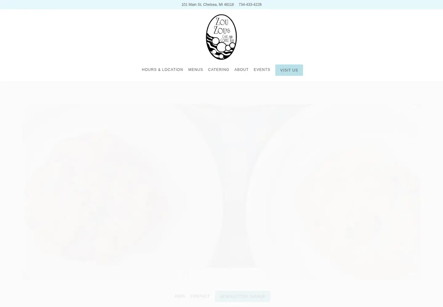 Screenshot of zouzouscafe.com