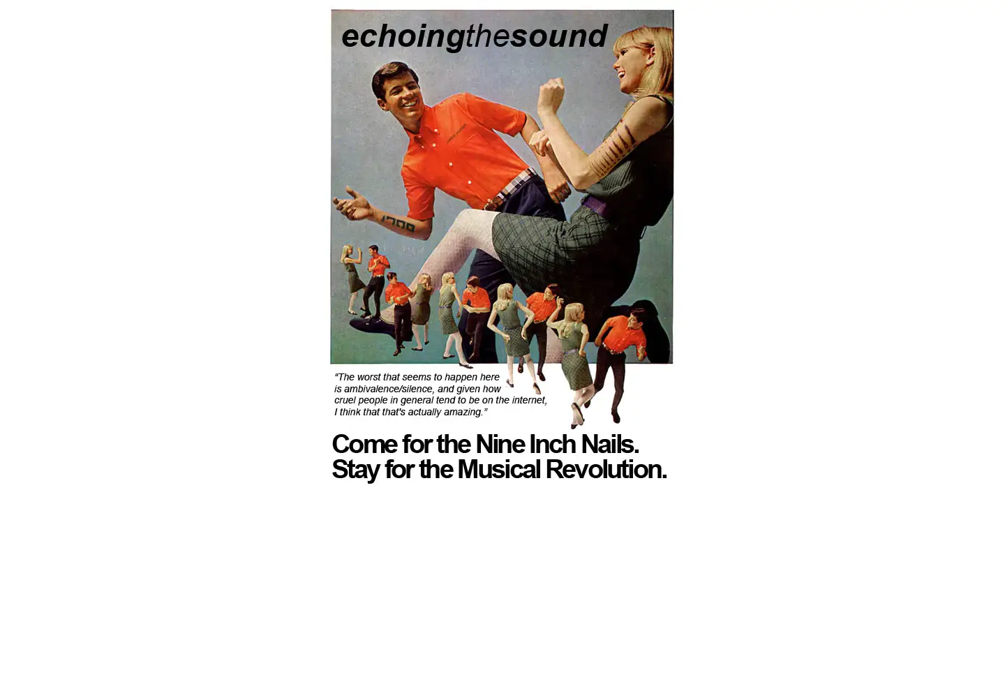 Screenshot of echoingthesound.org