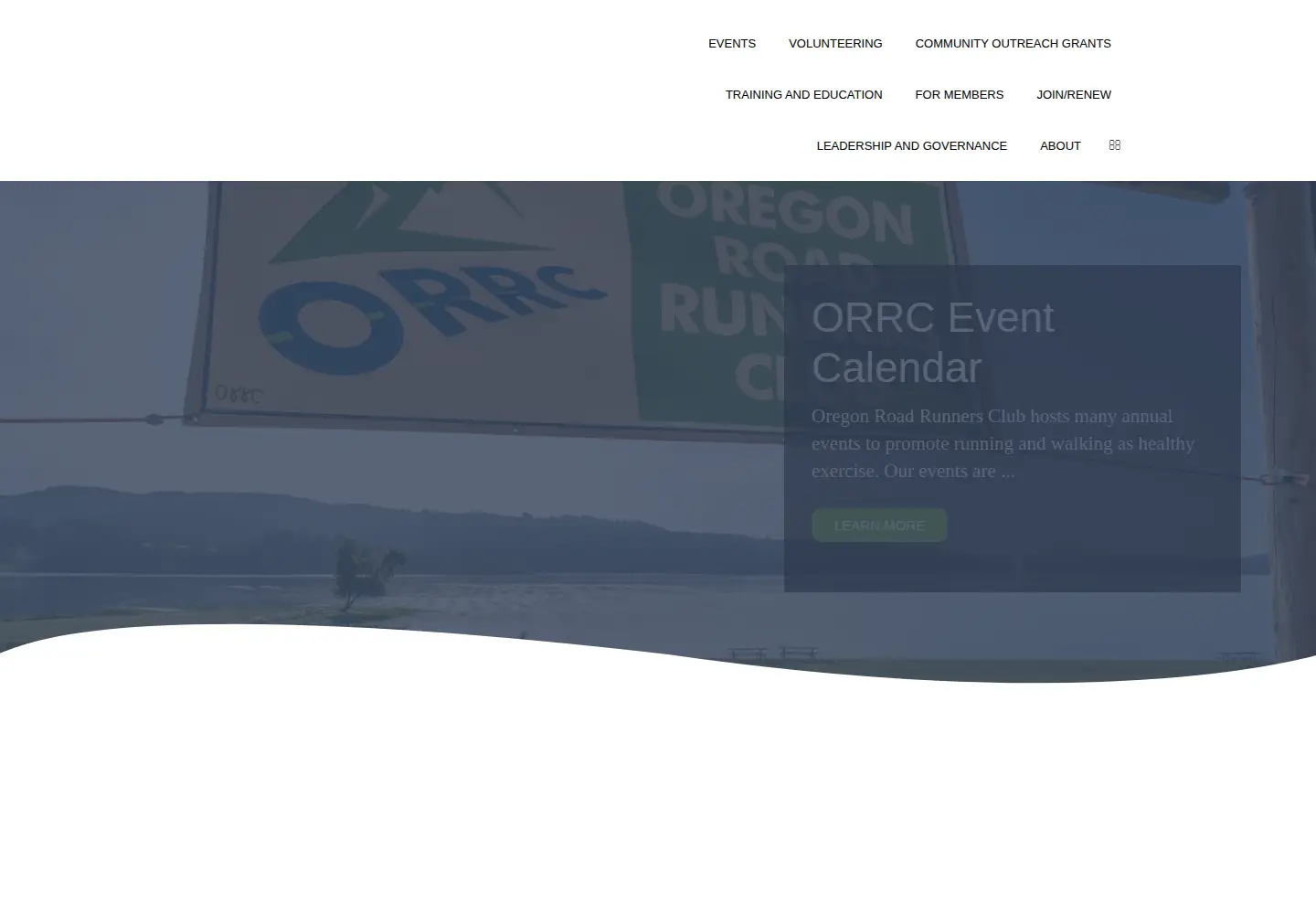 Screenshot of orrc.net