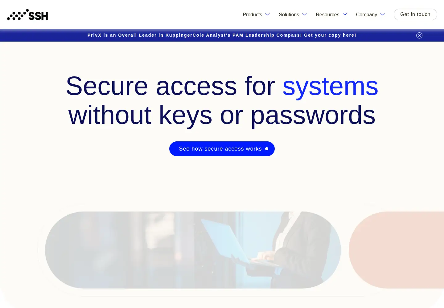 Screenshot of ssh.com