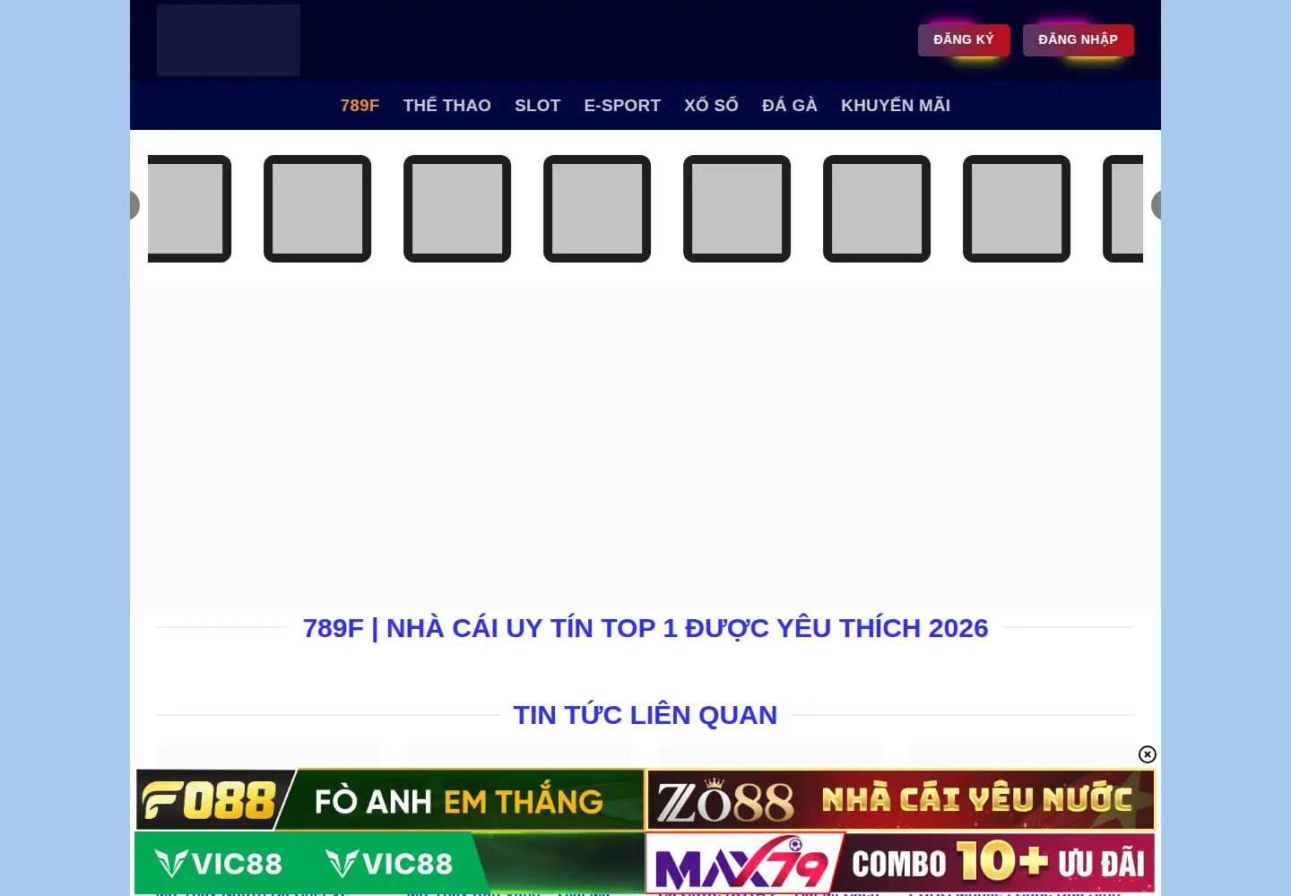 Captured homepage of 789ff.org in the current scan