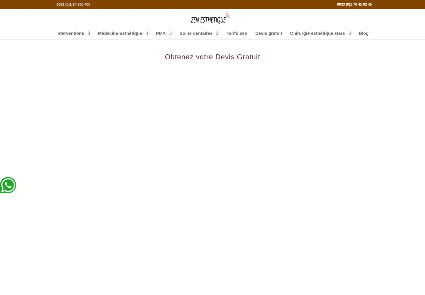 Screenshot of chirurgie-geneve.com