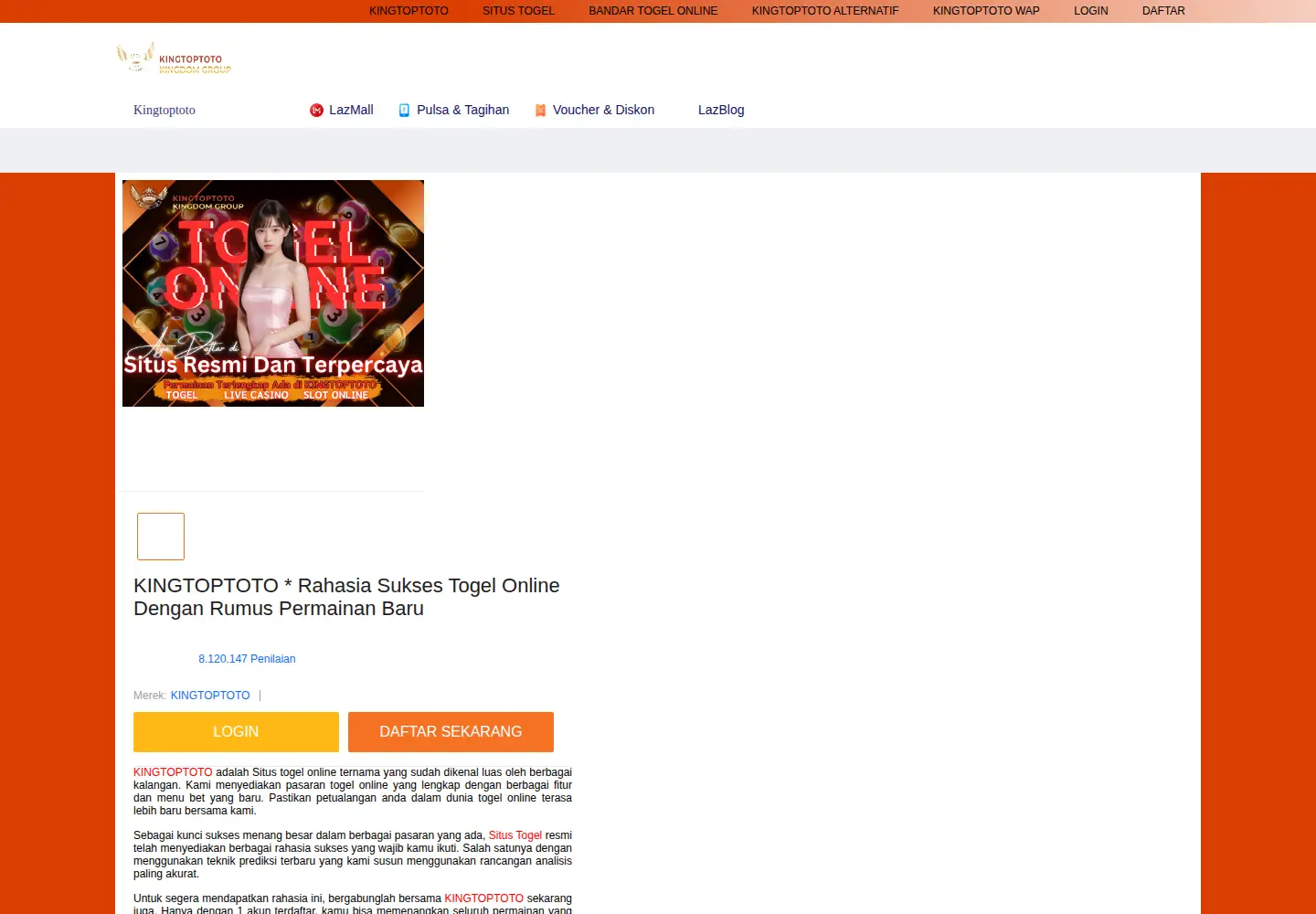 Captured homepage of patriotaction.net in the current scan