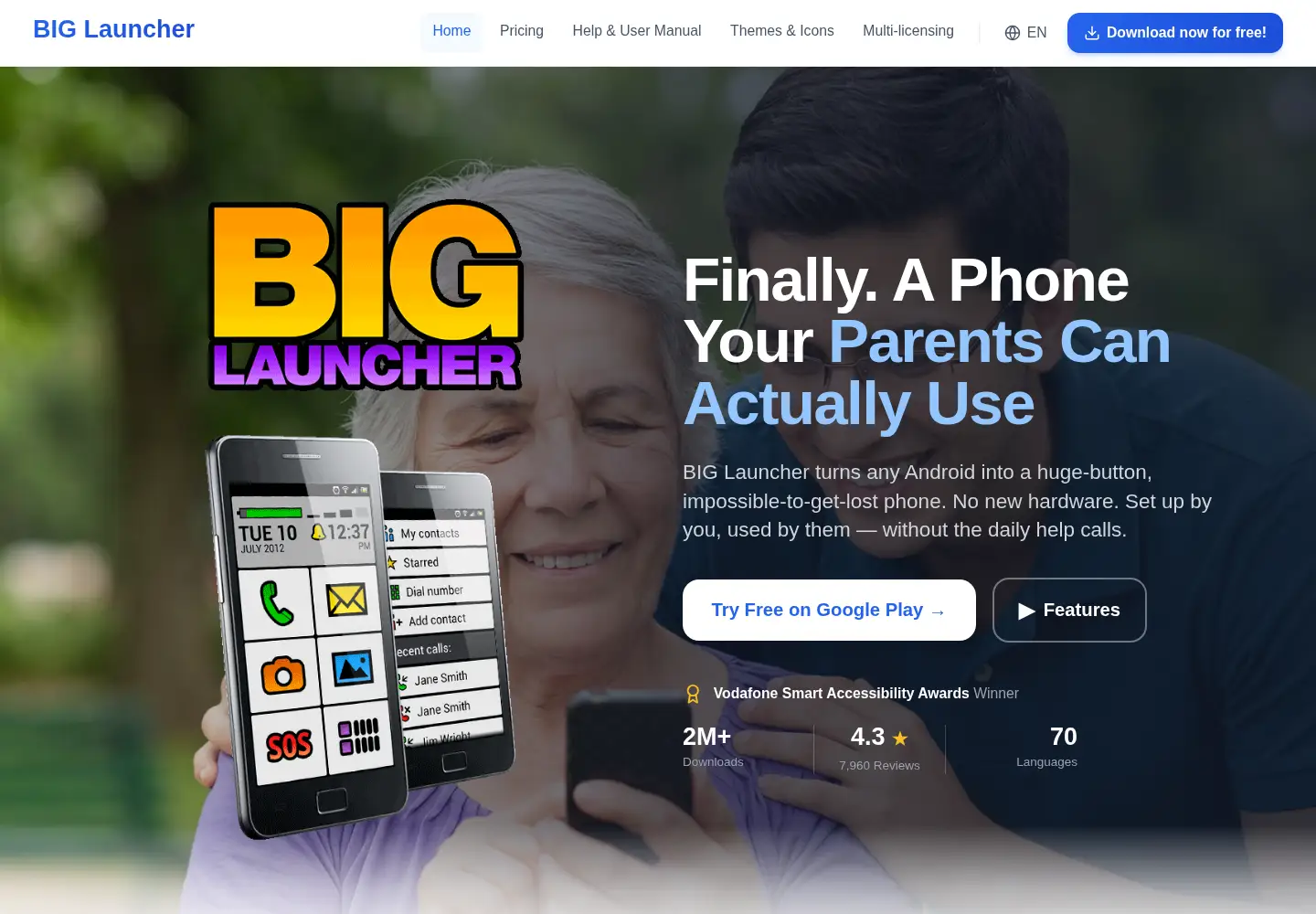 Screenshot of biglauncher.com