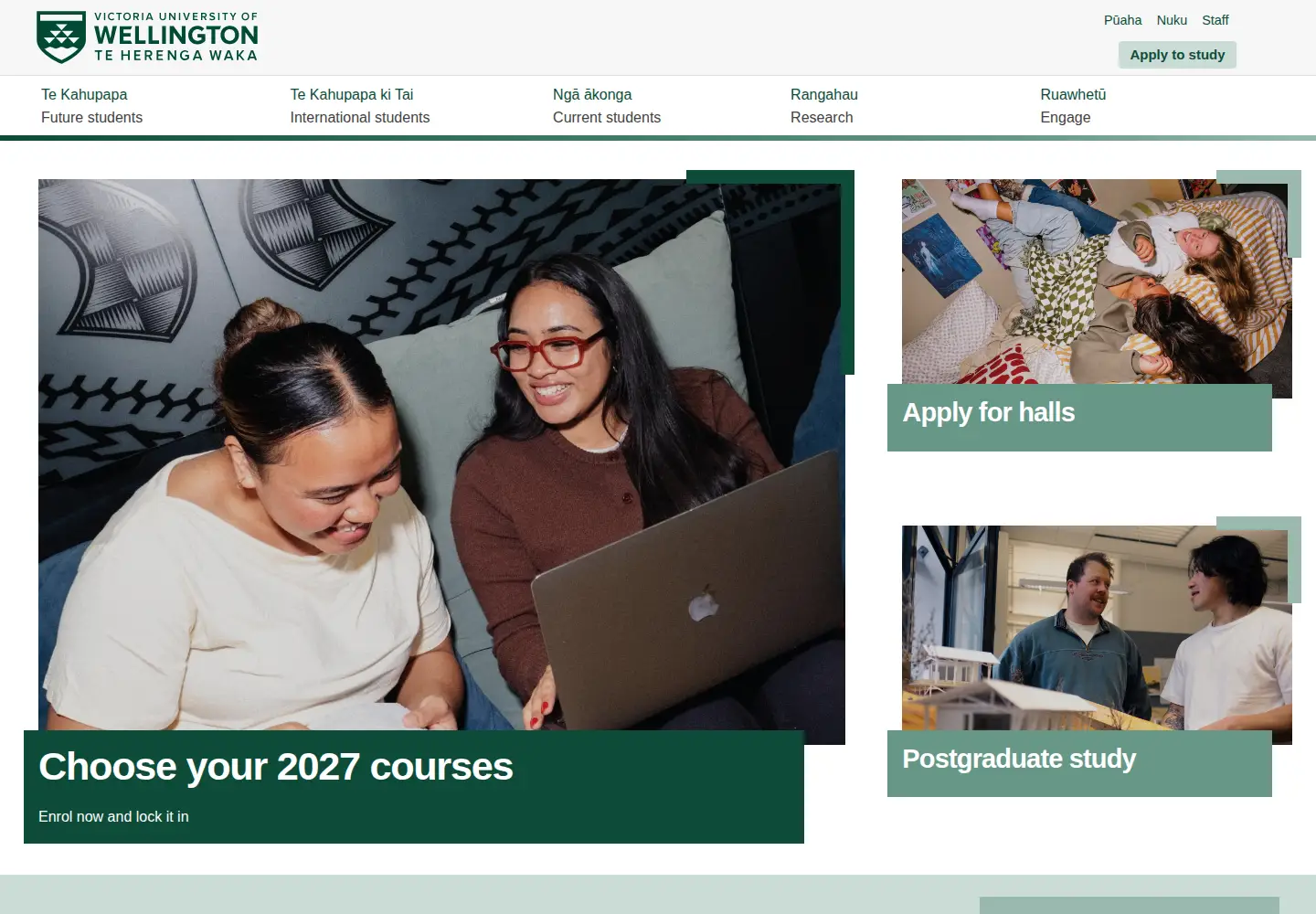 Screenshot of wgtn.ac.nz