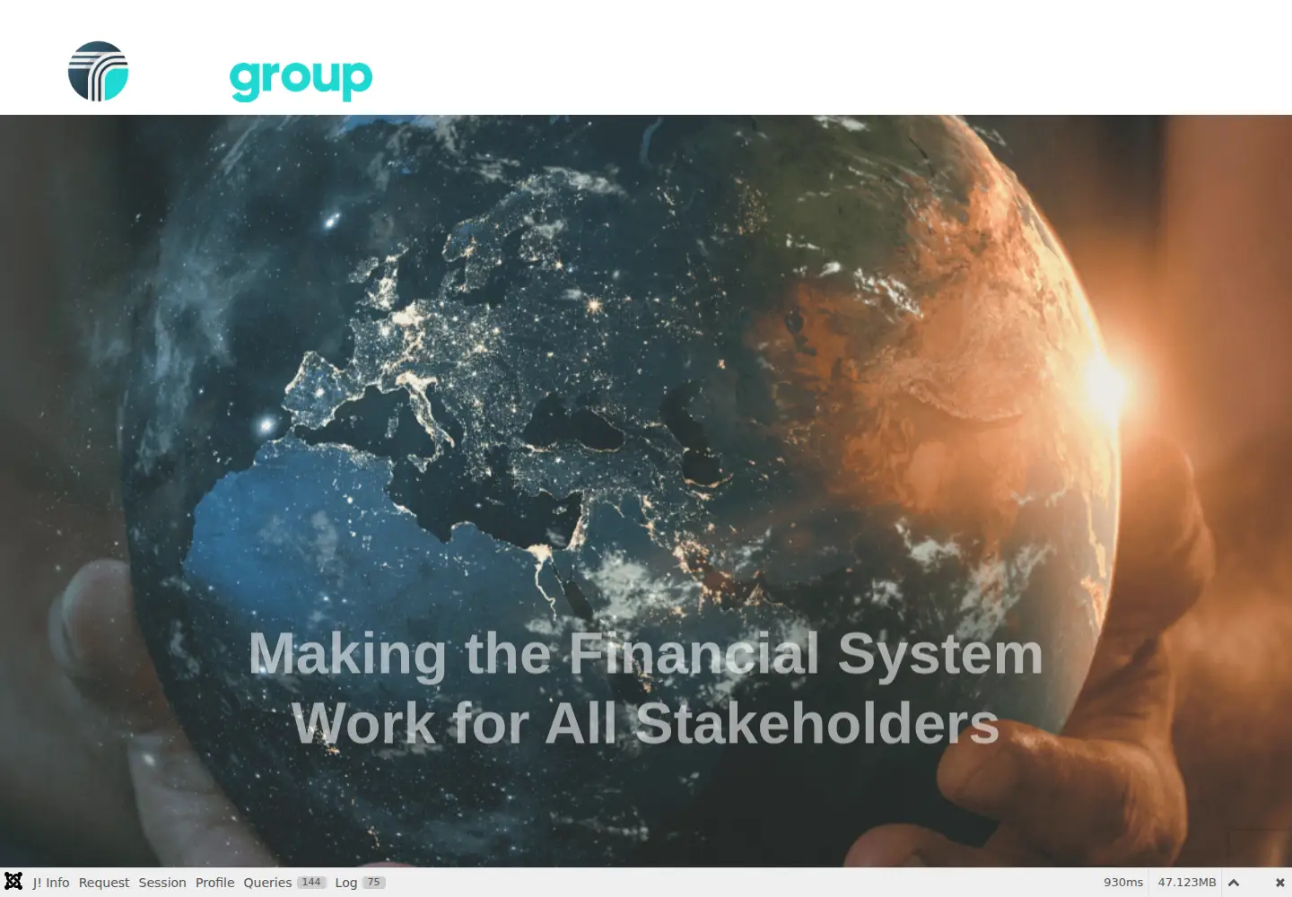 Captured homepage of tbligroup.com in the current scan