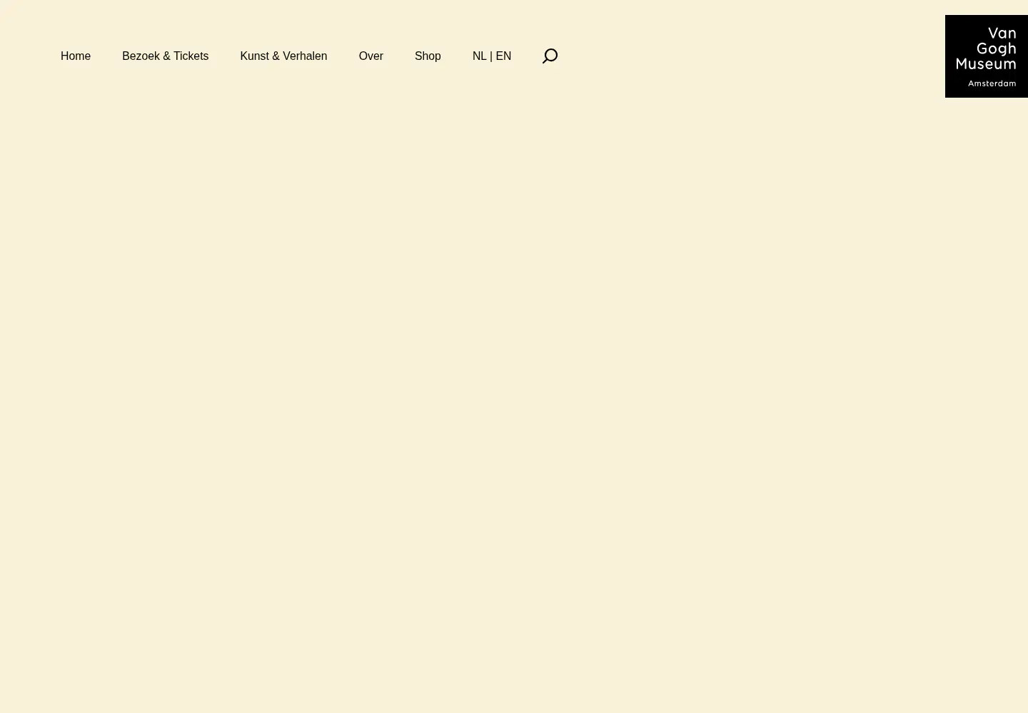 Screenshot of vangoghmuseum.nl