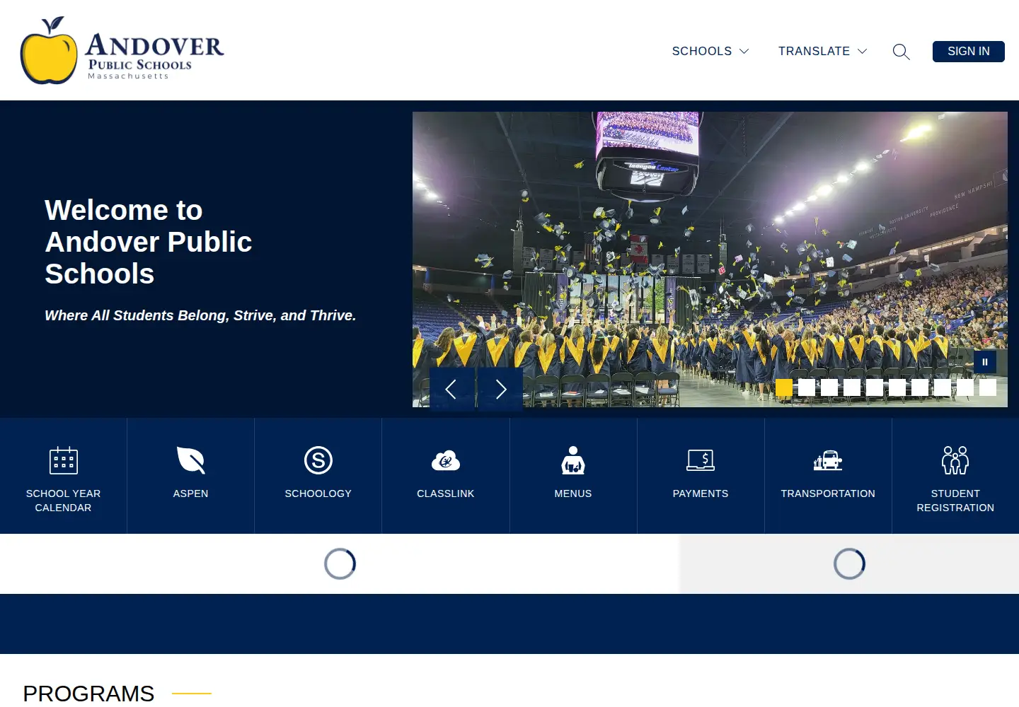 Captured homepage of aps1.net in the current scan