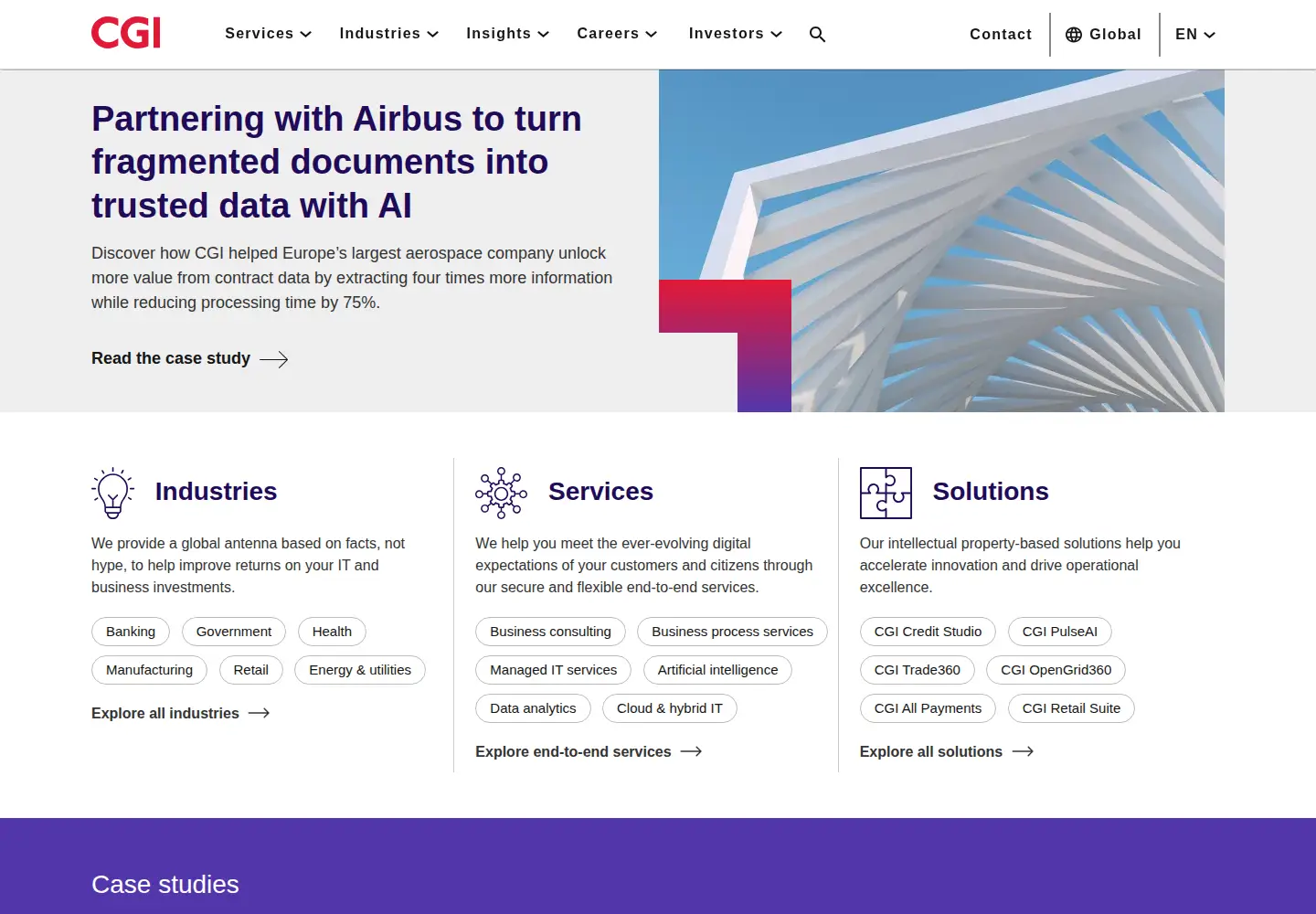 Screenshot of cgi.com