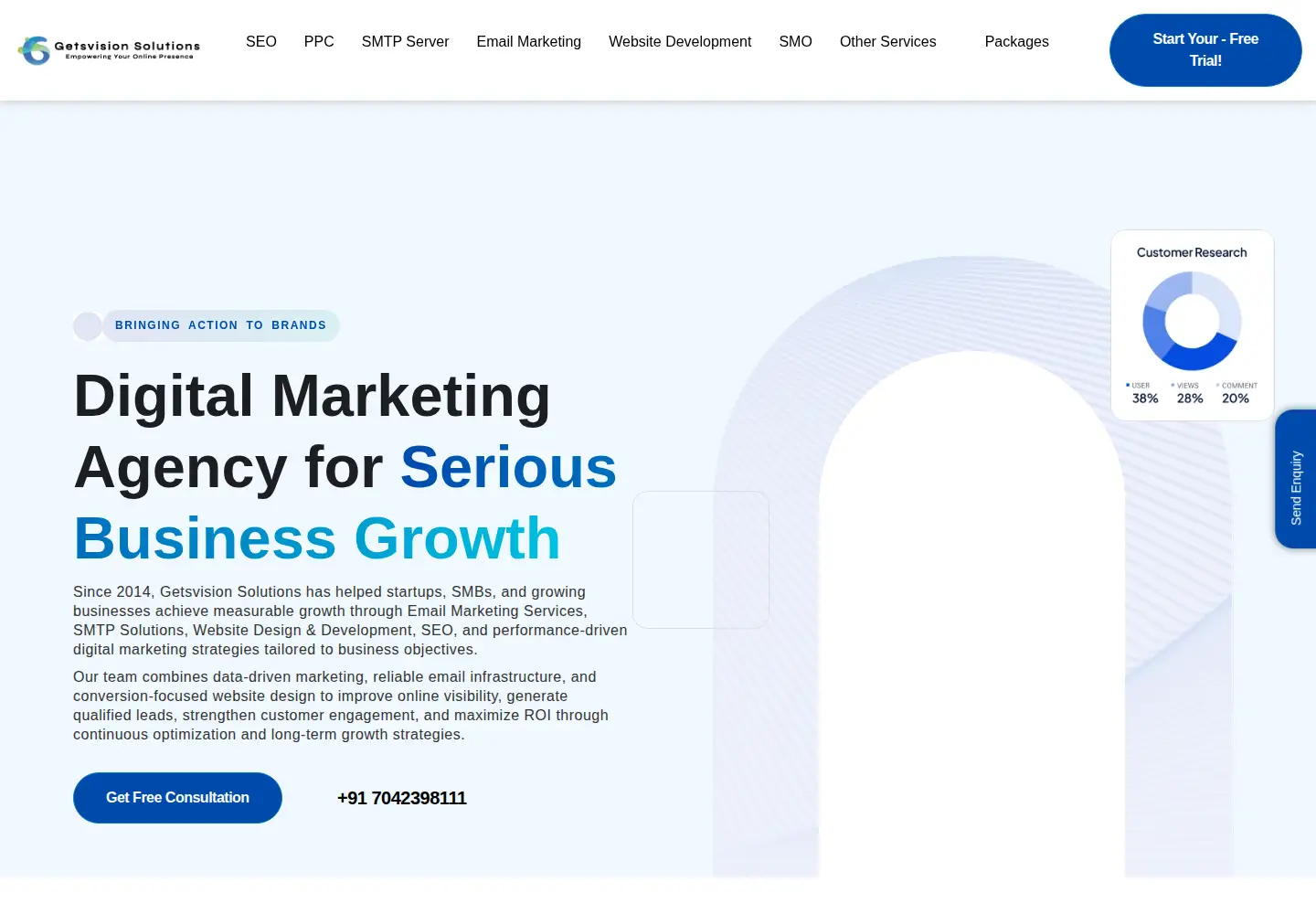 Screenshot of getsvisionsolutions.com