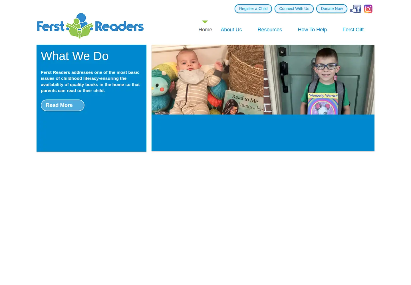 Screenshot of ferstreaders.org