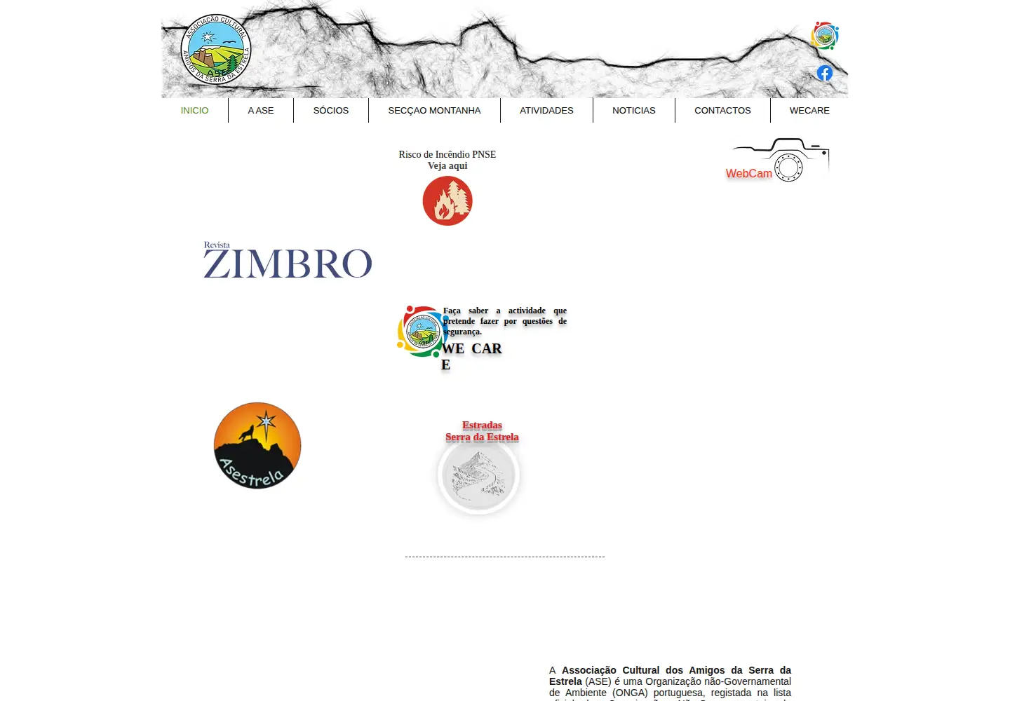 Screenshot of asestrela.org