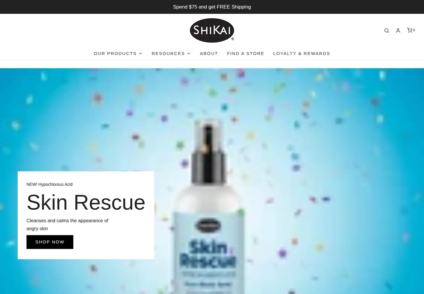 Screenshot of shikai.com