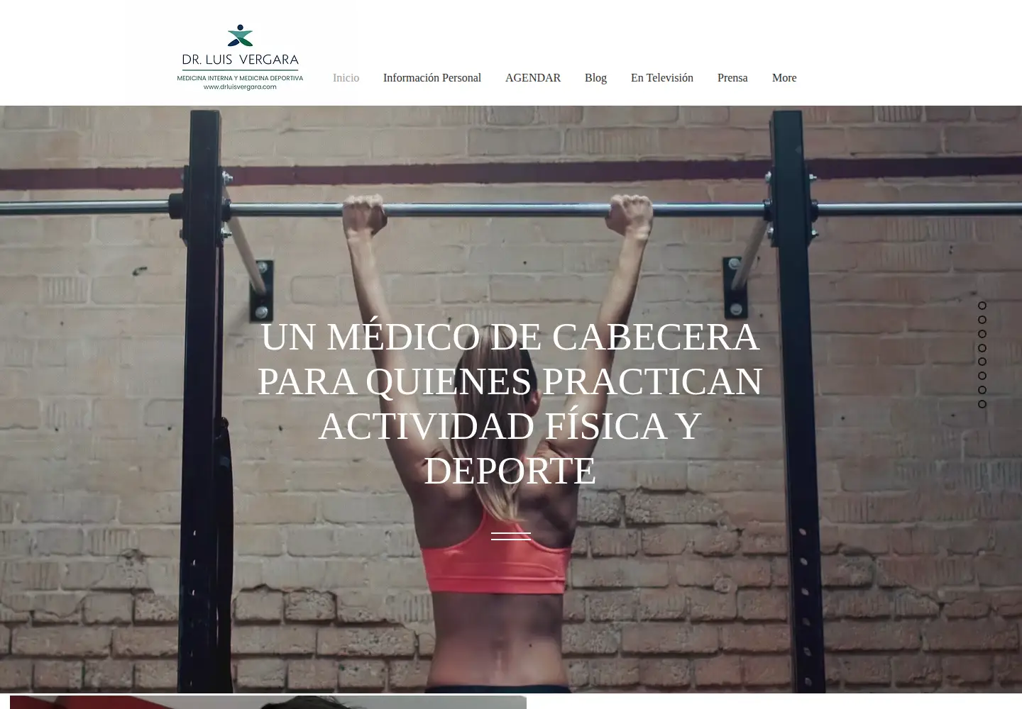 Screenshot of drluisvergara.com