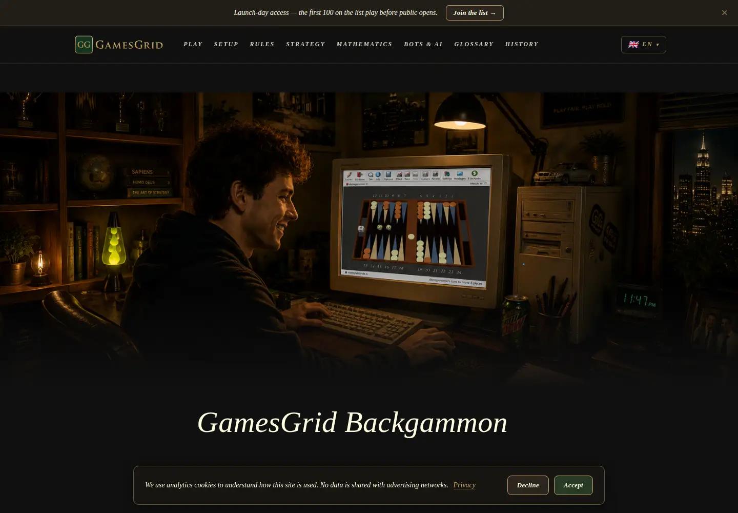 Captured homepage of gamesgrid.com in the current scan