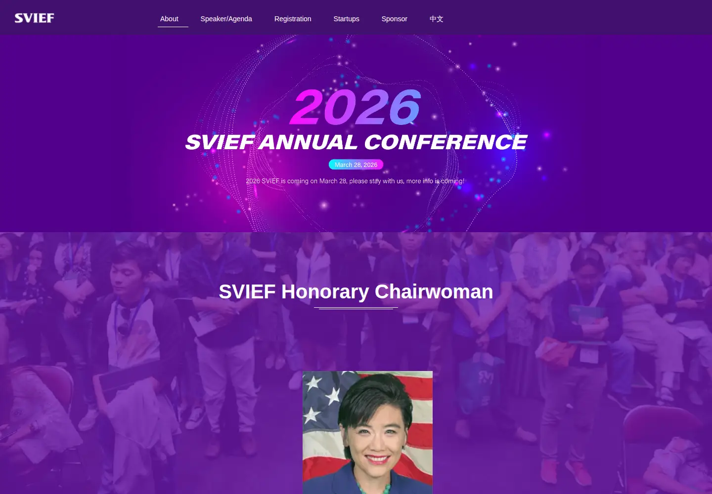 Captured homepage of svief.org in the current scan