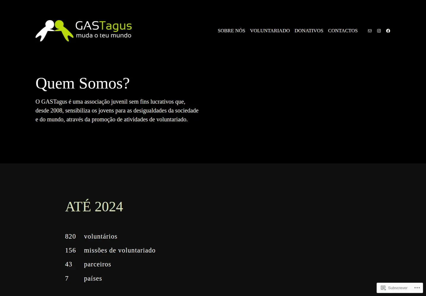 Screenshot of gastagus.org