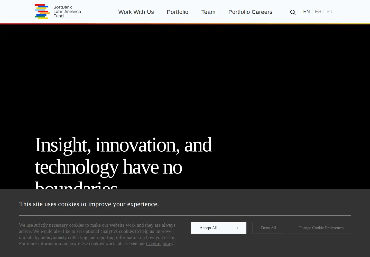 Screenshot of latinamericafund.com