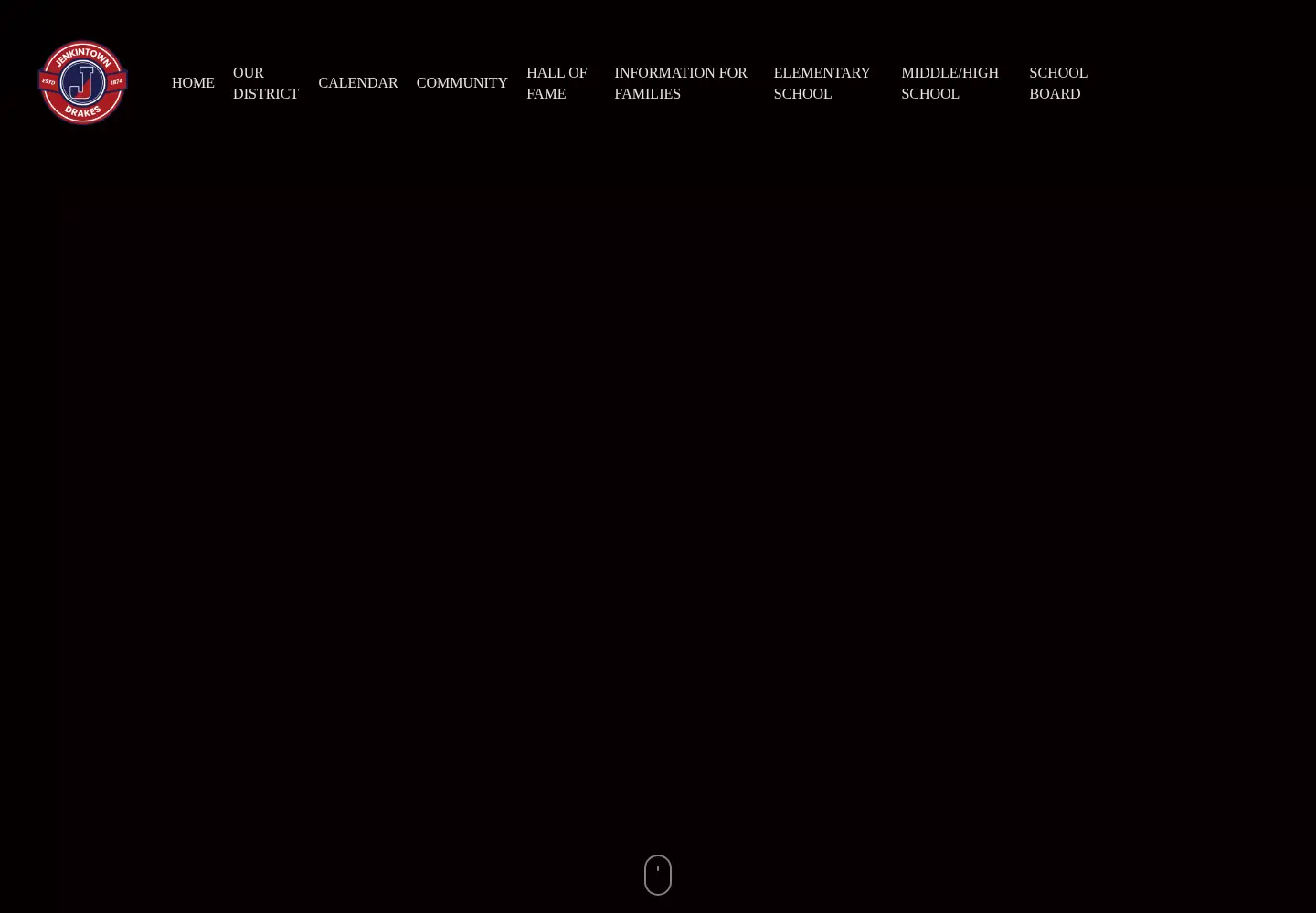 Captured homepage of jenkintowndrakes.org in the current scan
