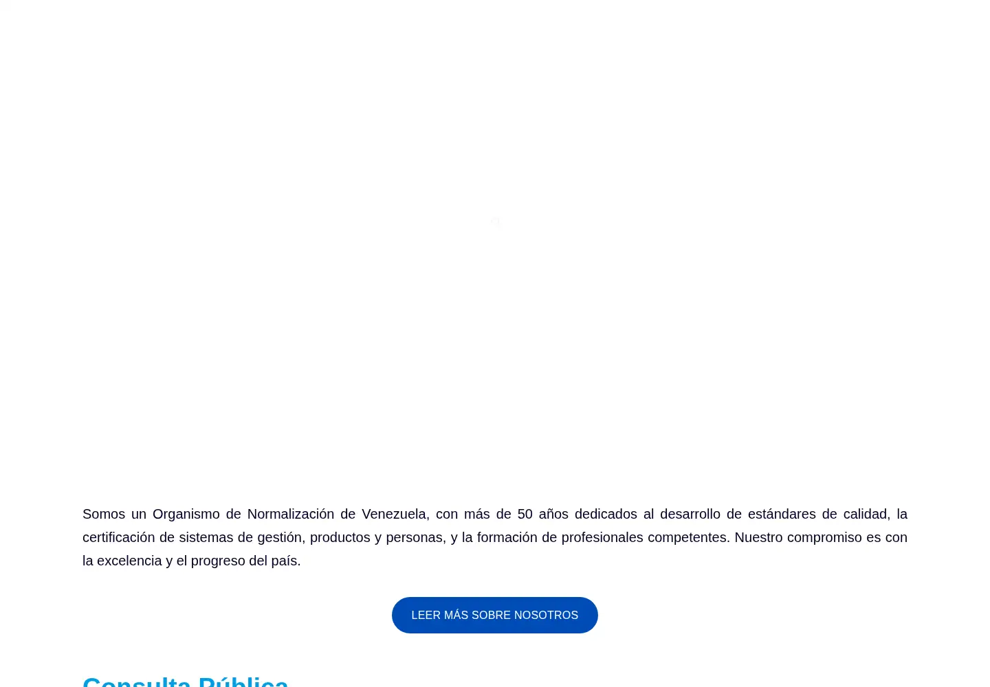 Screenshot of fondonorma.org.ve
