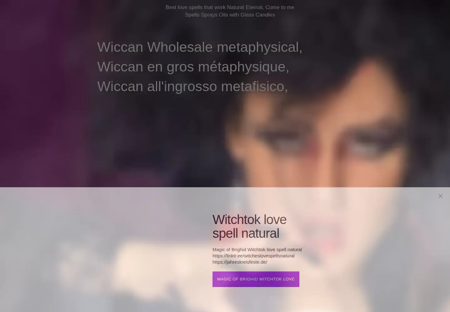 Screenshot of wiccawholesale.com