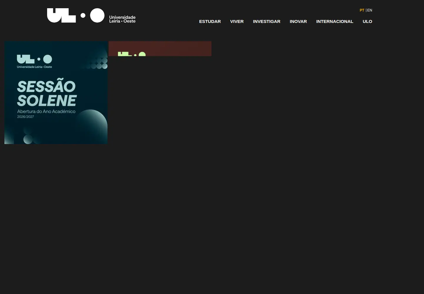 Screenshot of ipleiria.pt